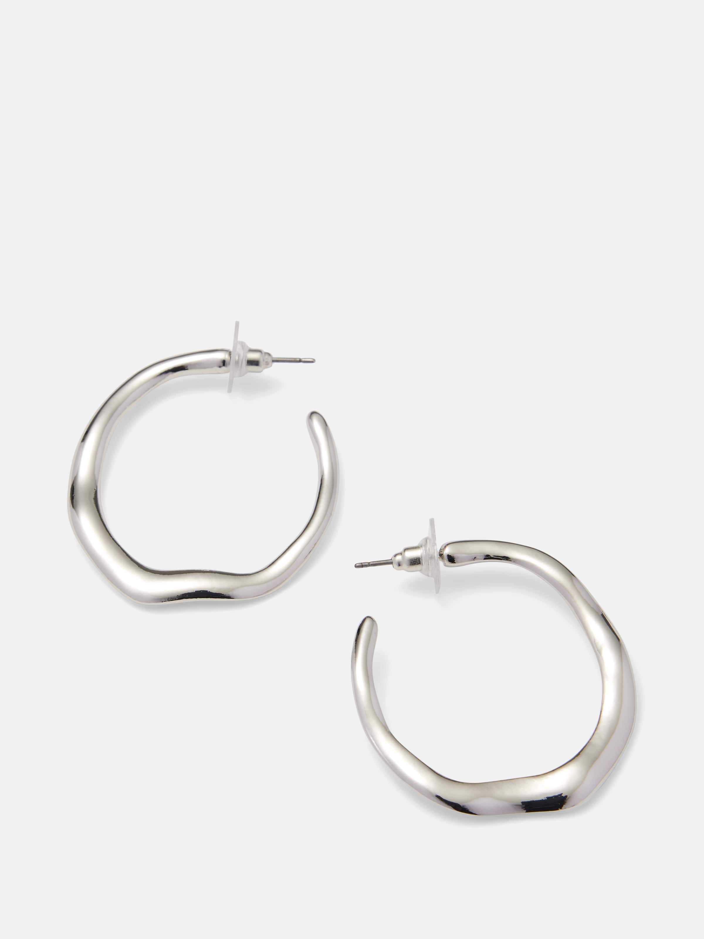 Mikayla Wavey Hoop Earrings