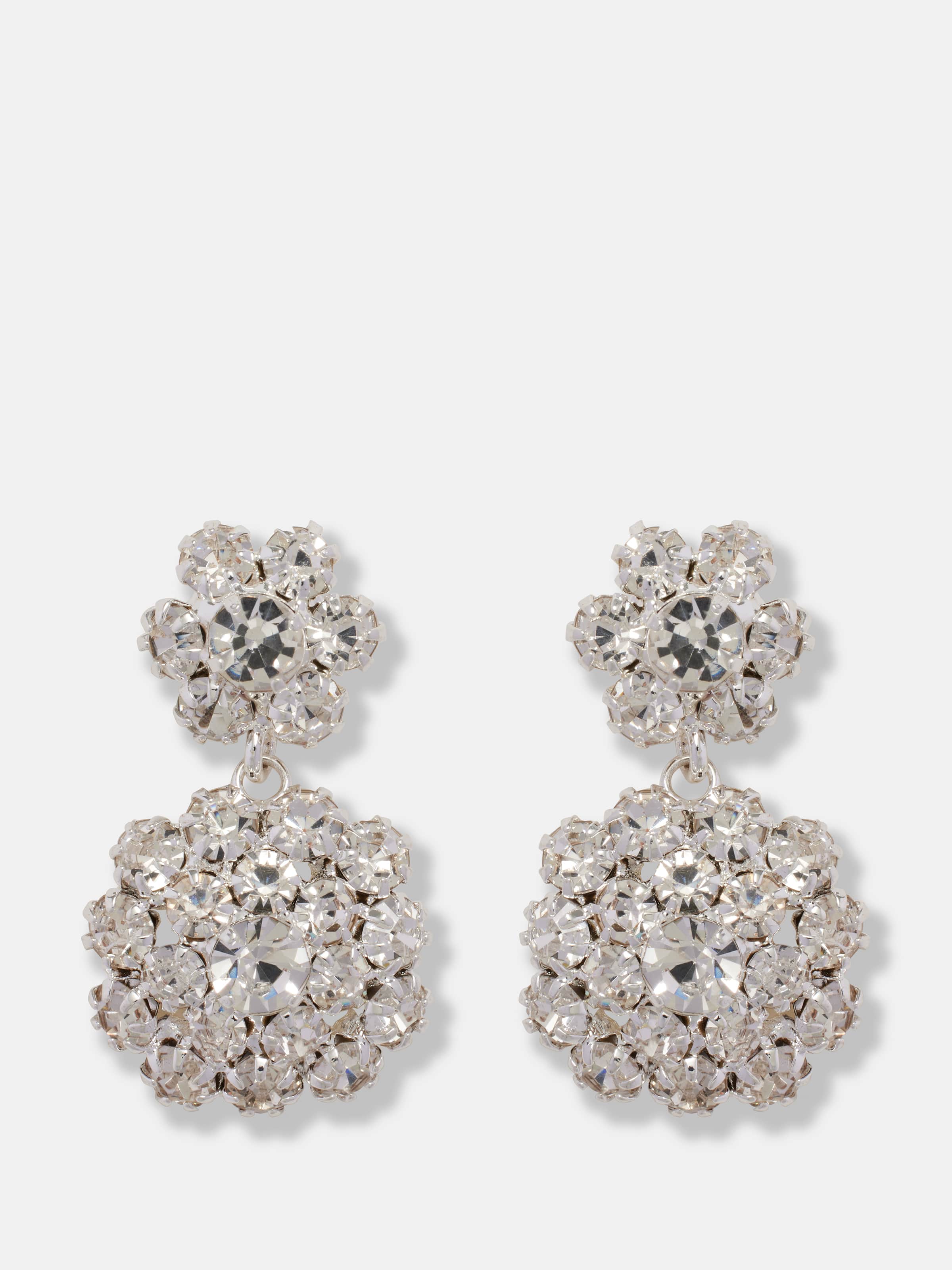 Paige Crystal Cluster Drop Ear