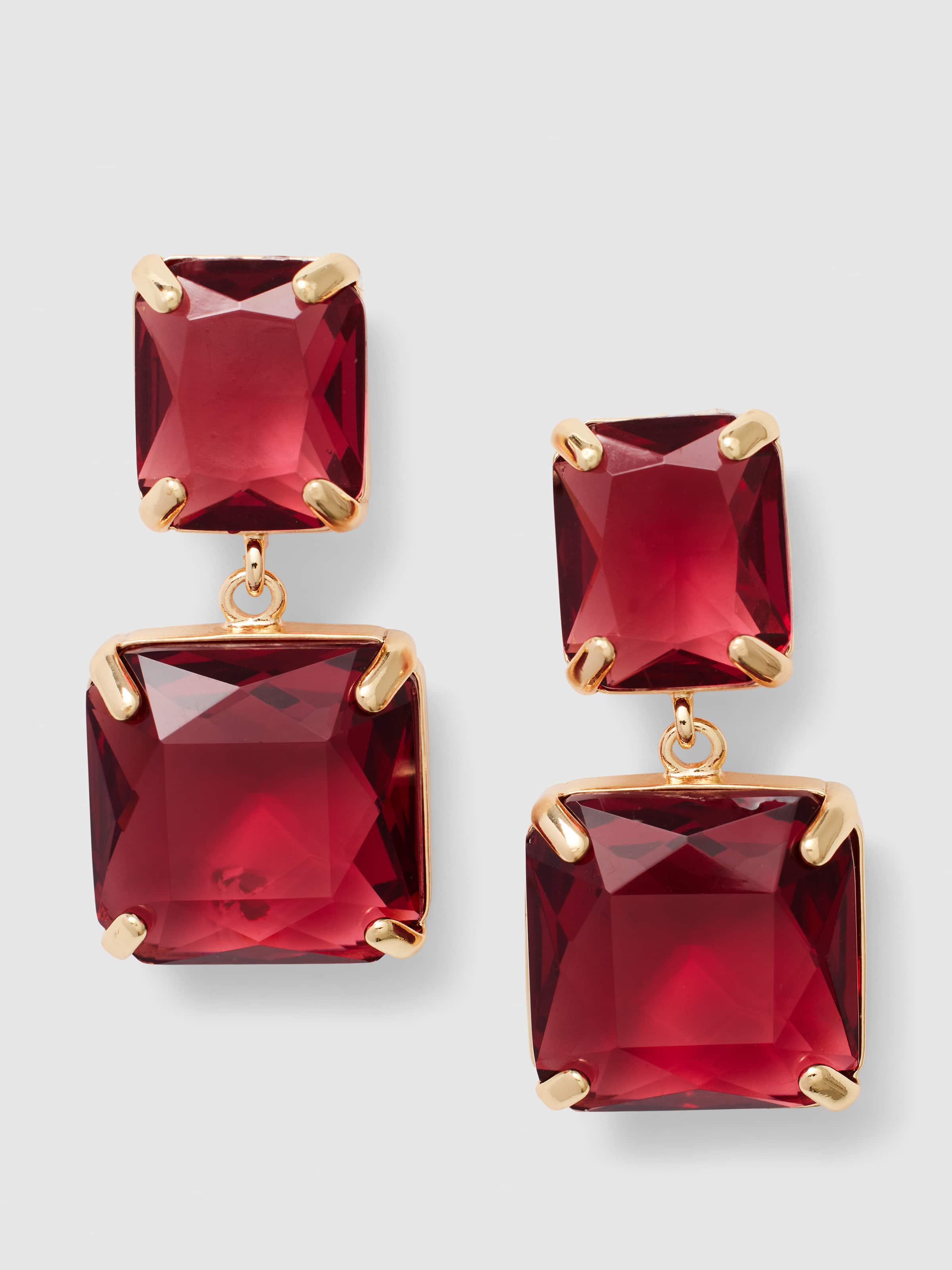 Sally Double Jewel Drop Earring