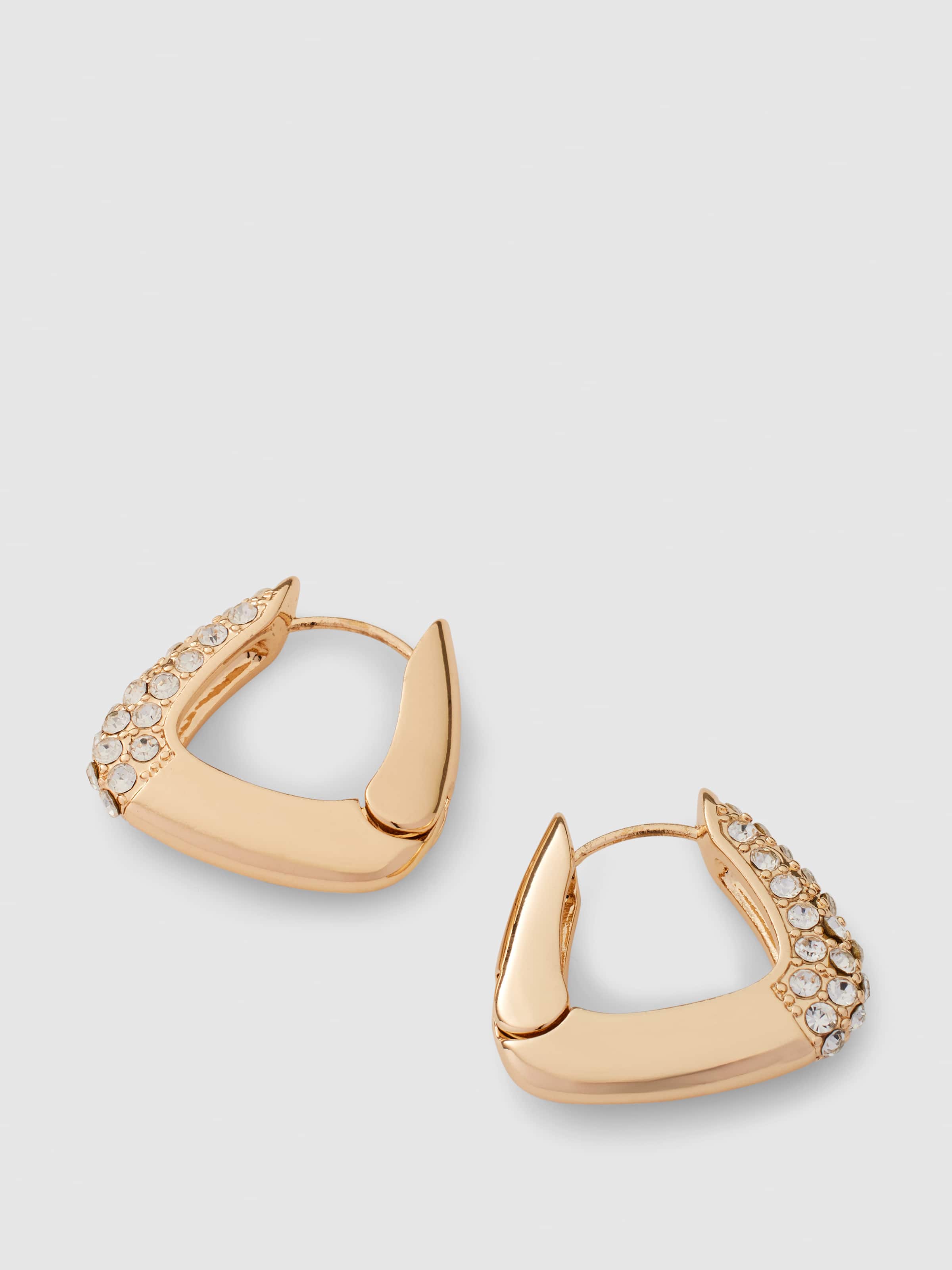 Emery Pave Hoop Earrings