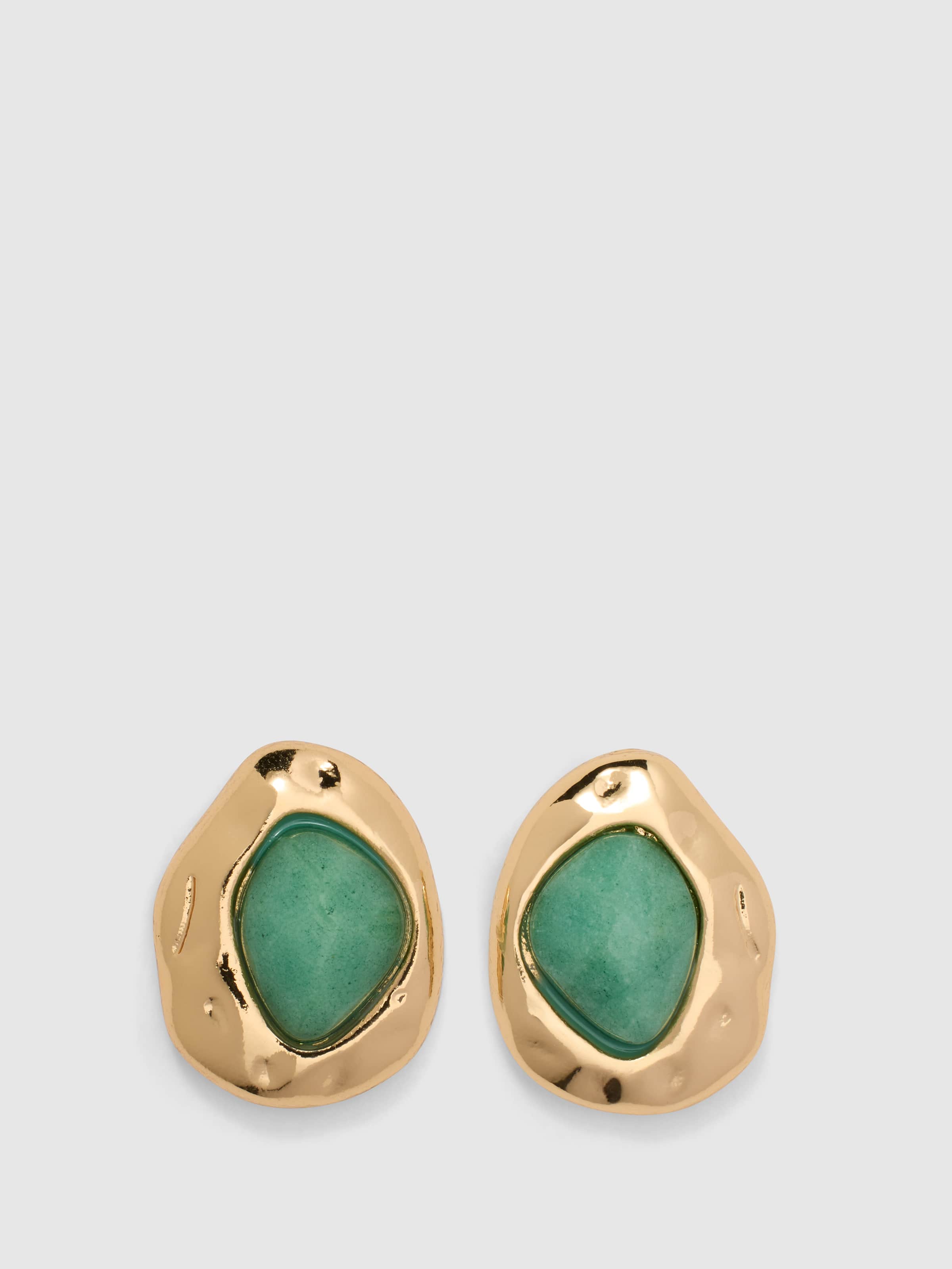Maisie Hammered Stud Earrings