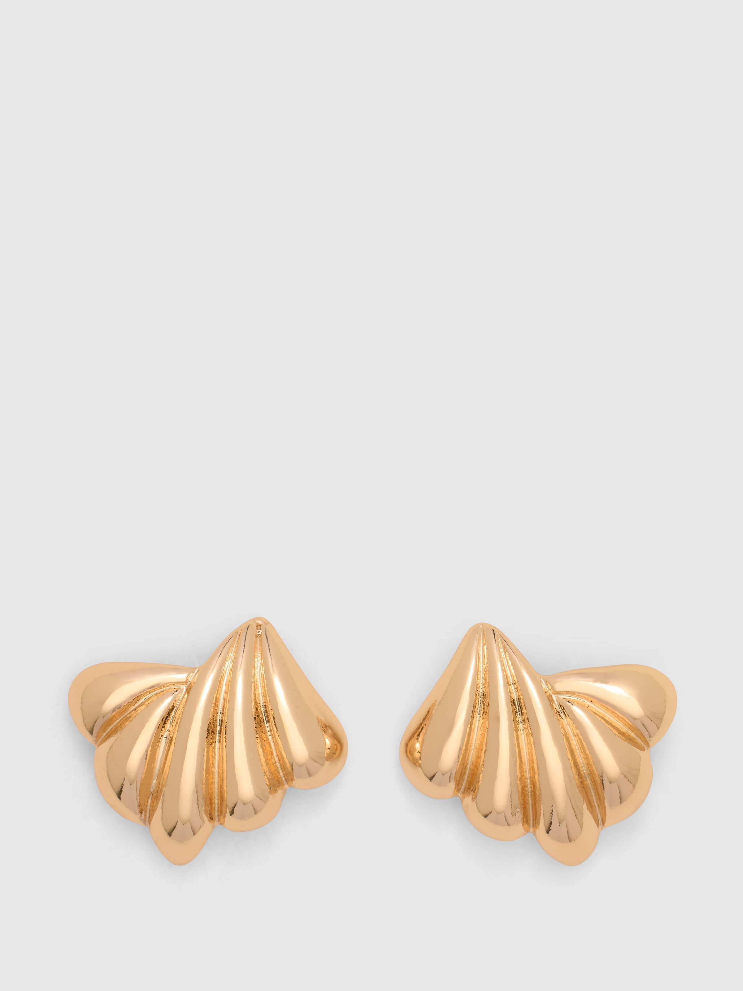 Quinn Fan Stud Earrings
