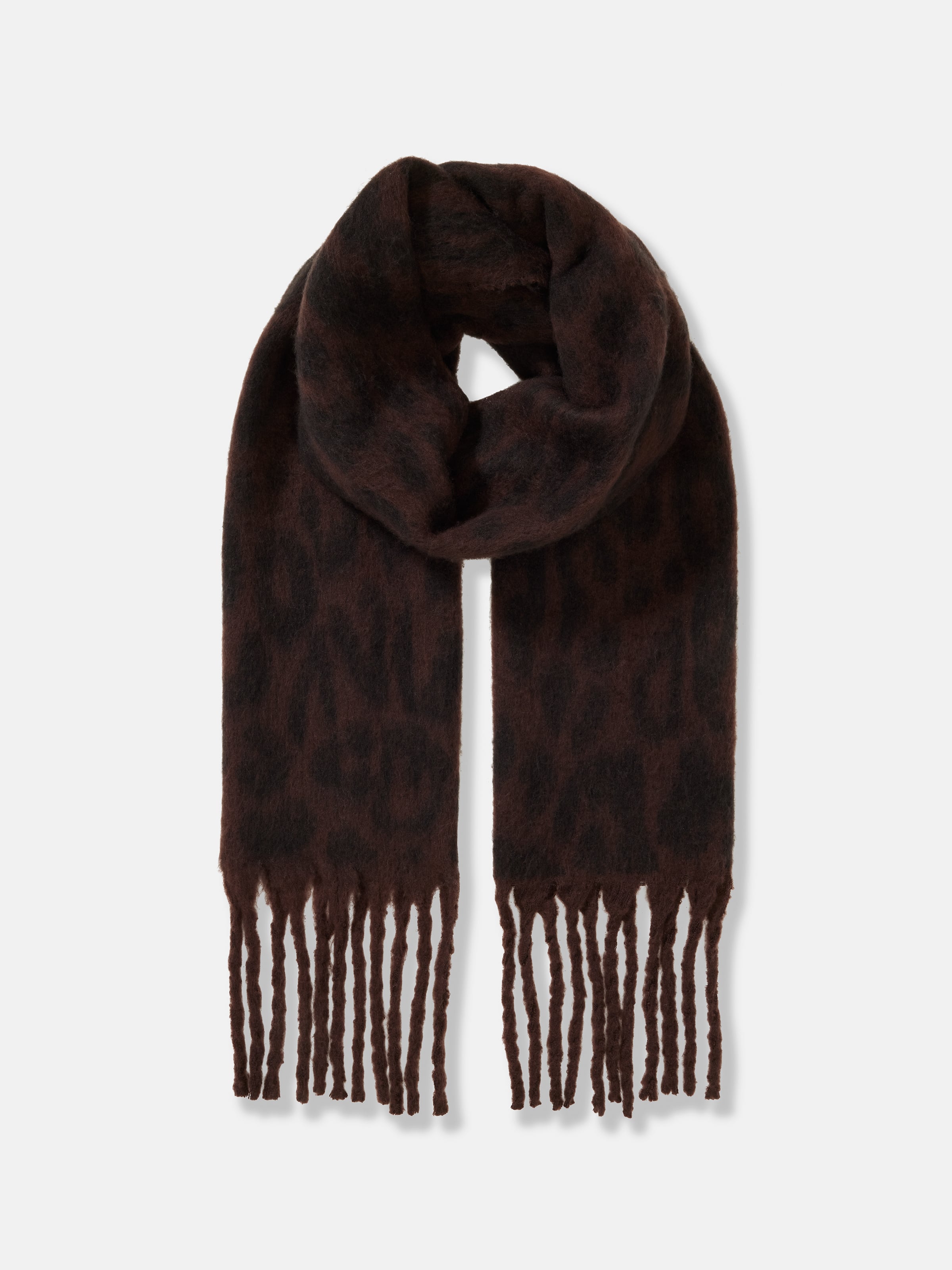 Leopard Fluffy Scarf