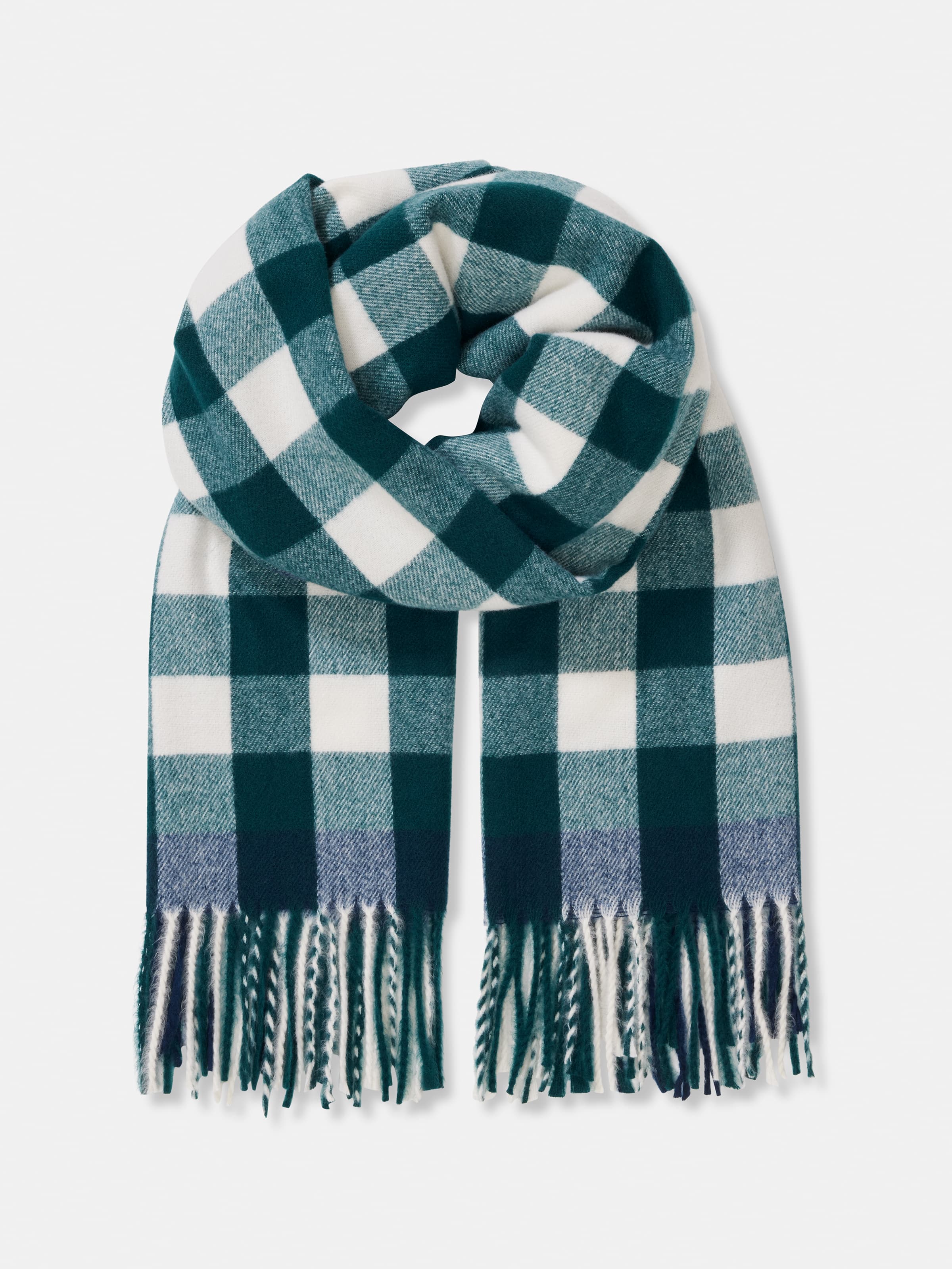 Multi Plaid Heavyweight Scarf