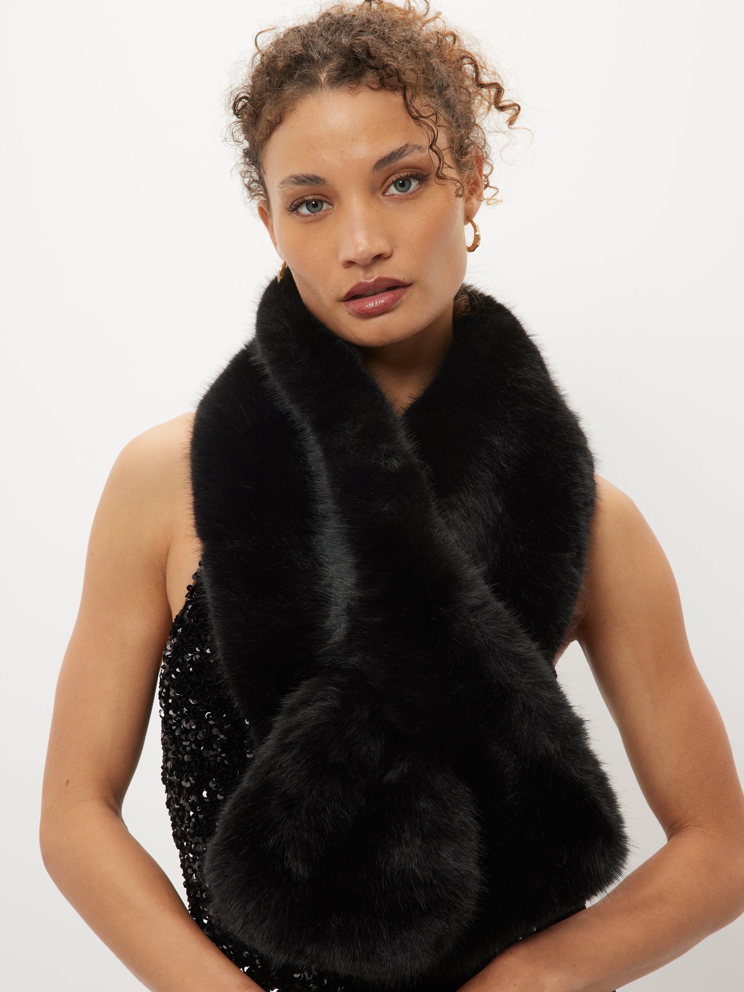 Luxe Faux Fur Stole
