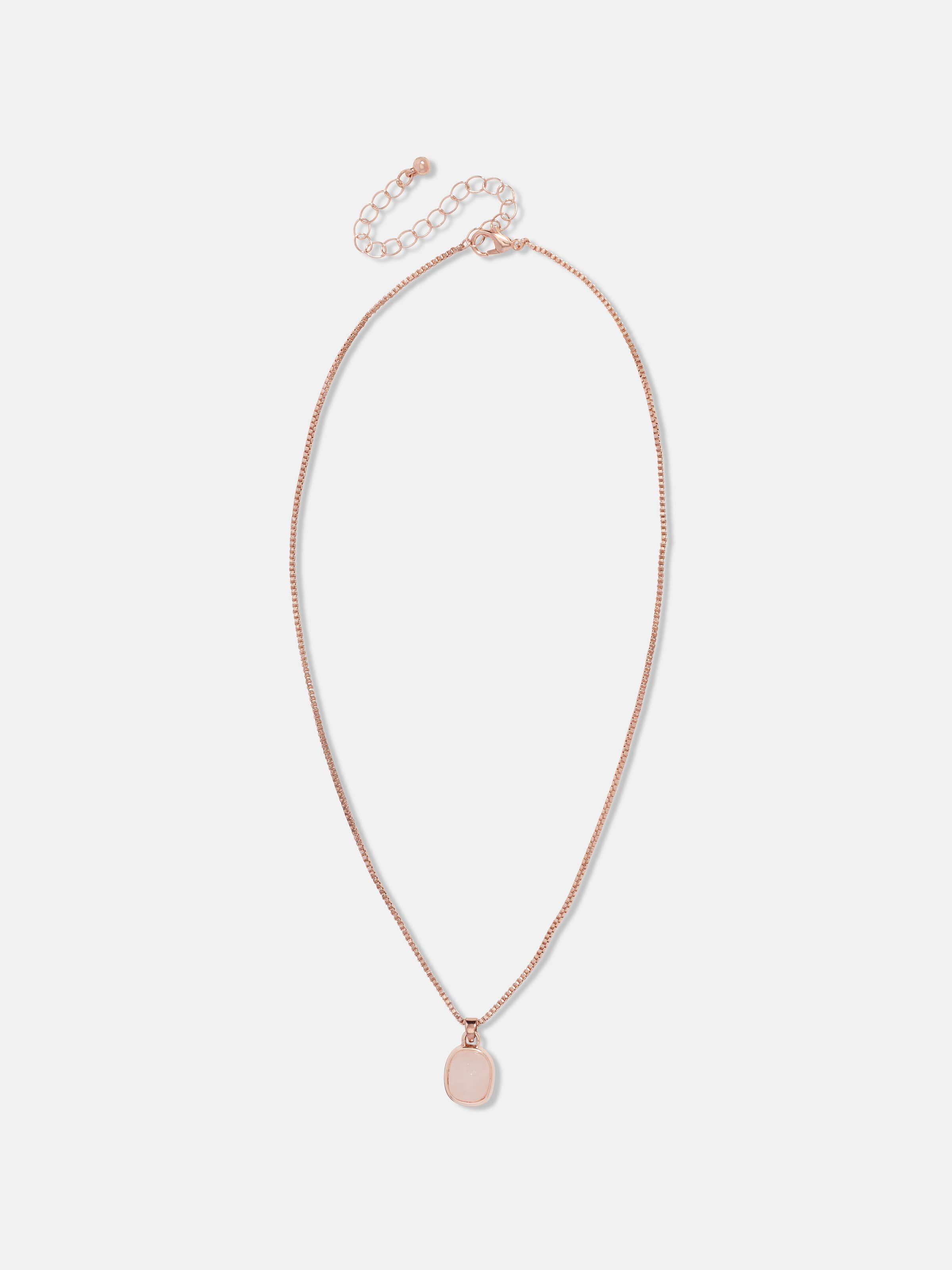 Billie Semi Precious Pendant Necklace