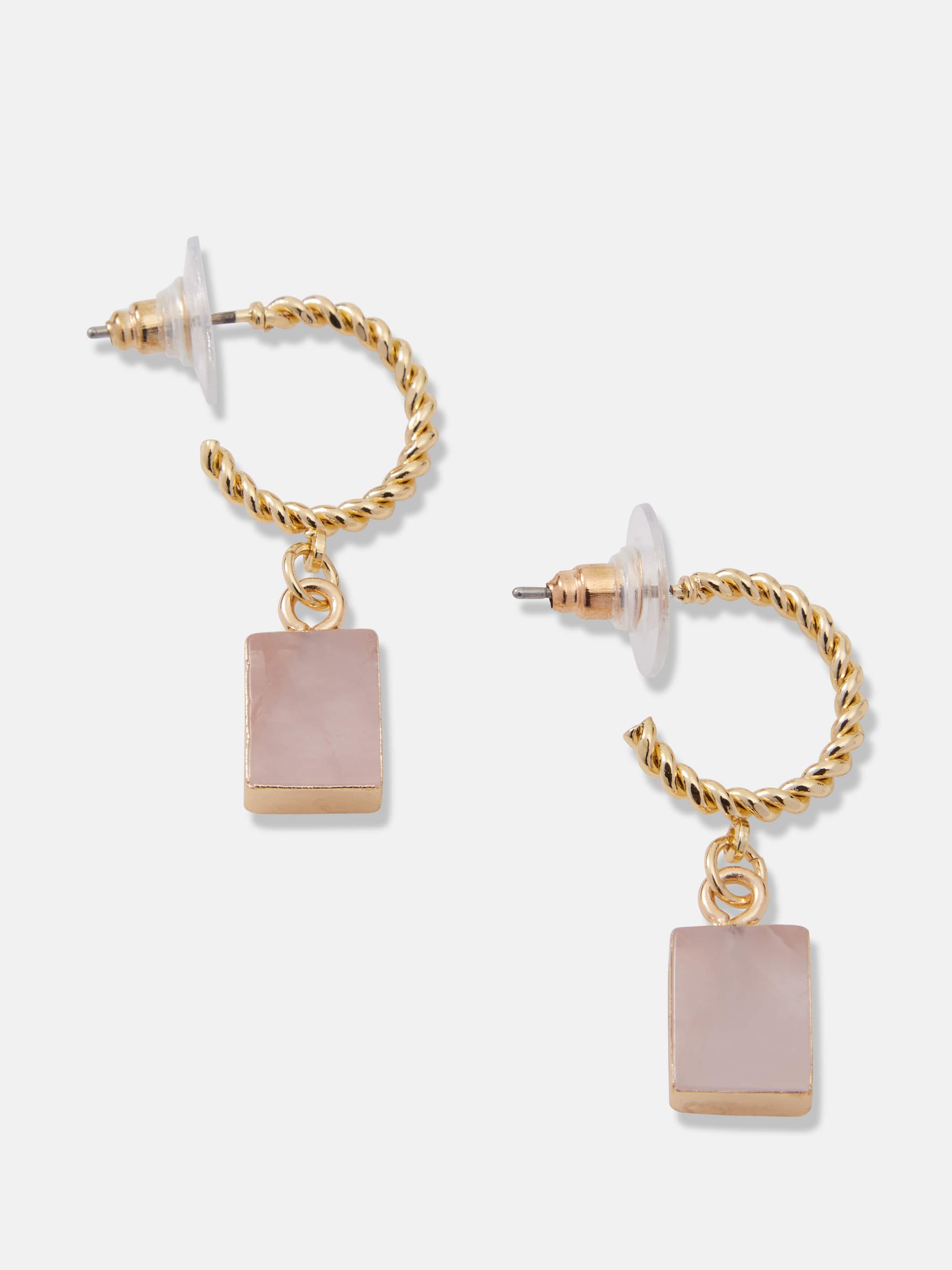 Sandy Semi Precious Drop Hoops