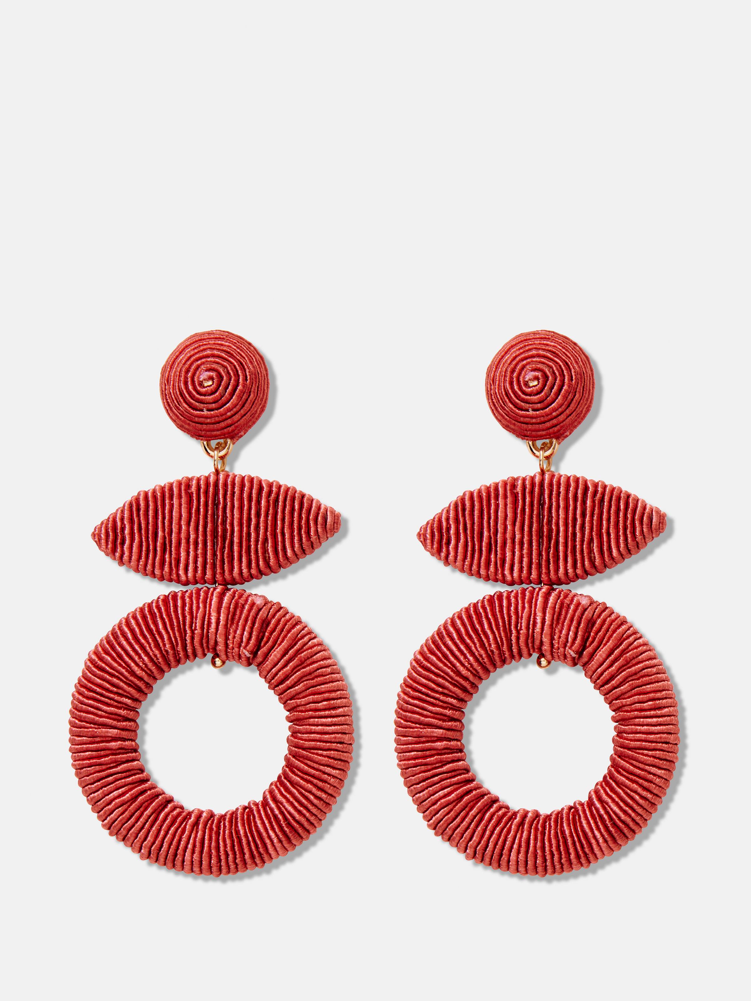 Woven Statement Earrings