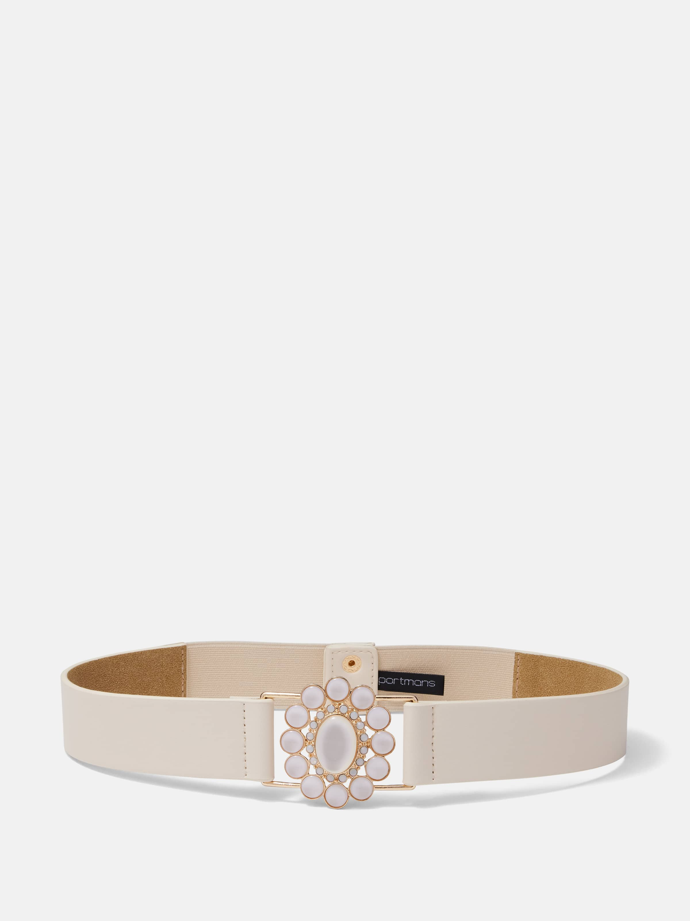 Diana Jeweled Buckle Belt