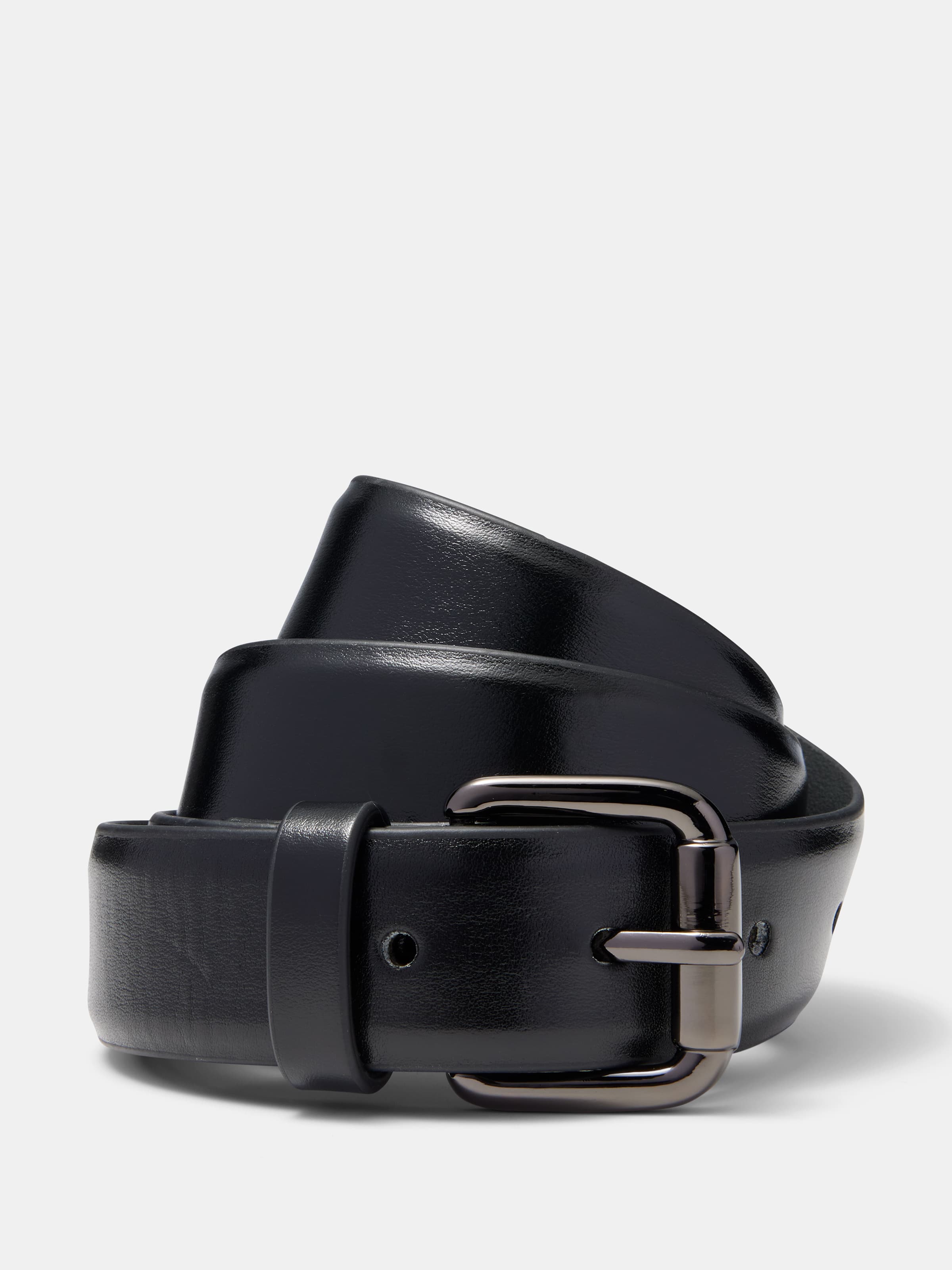 Brie Patent Square Buckle Belt