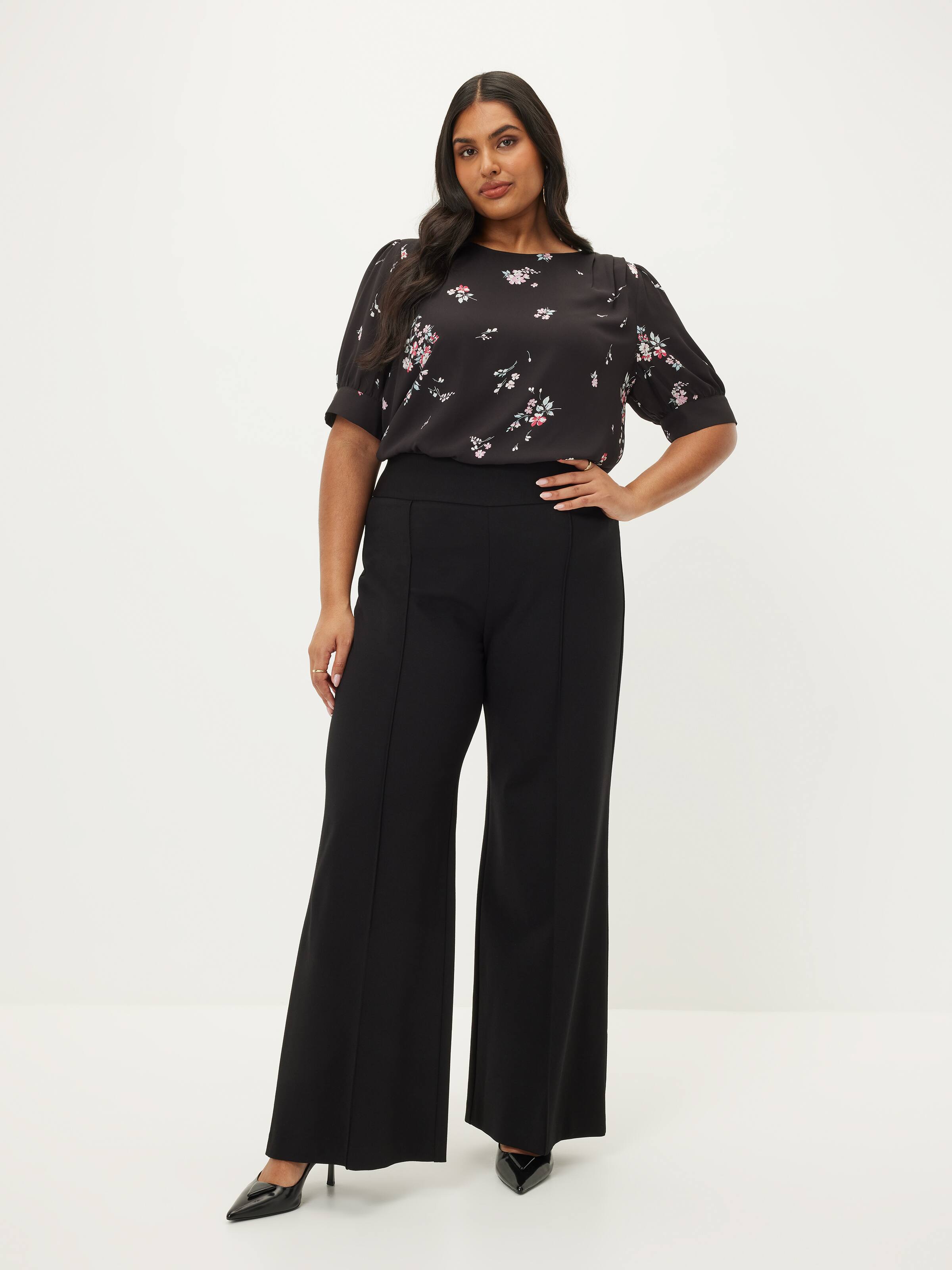 Curve Bowie Wideleg Ponte Pant