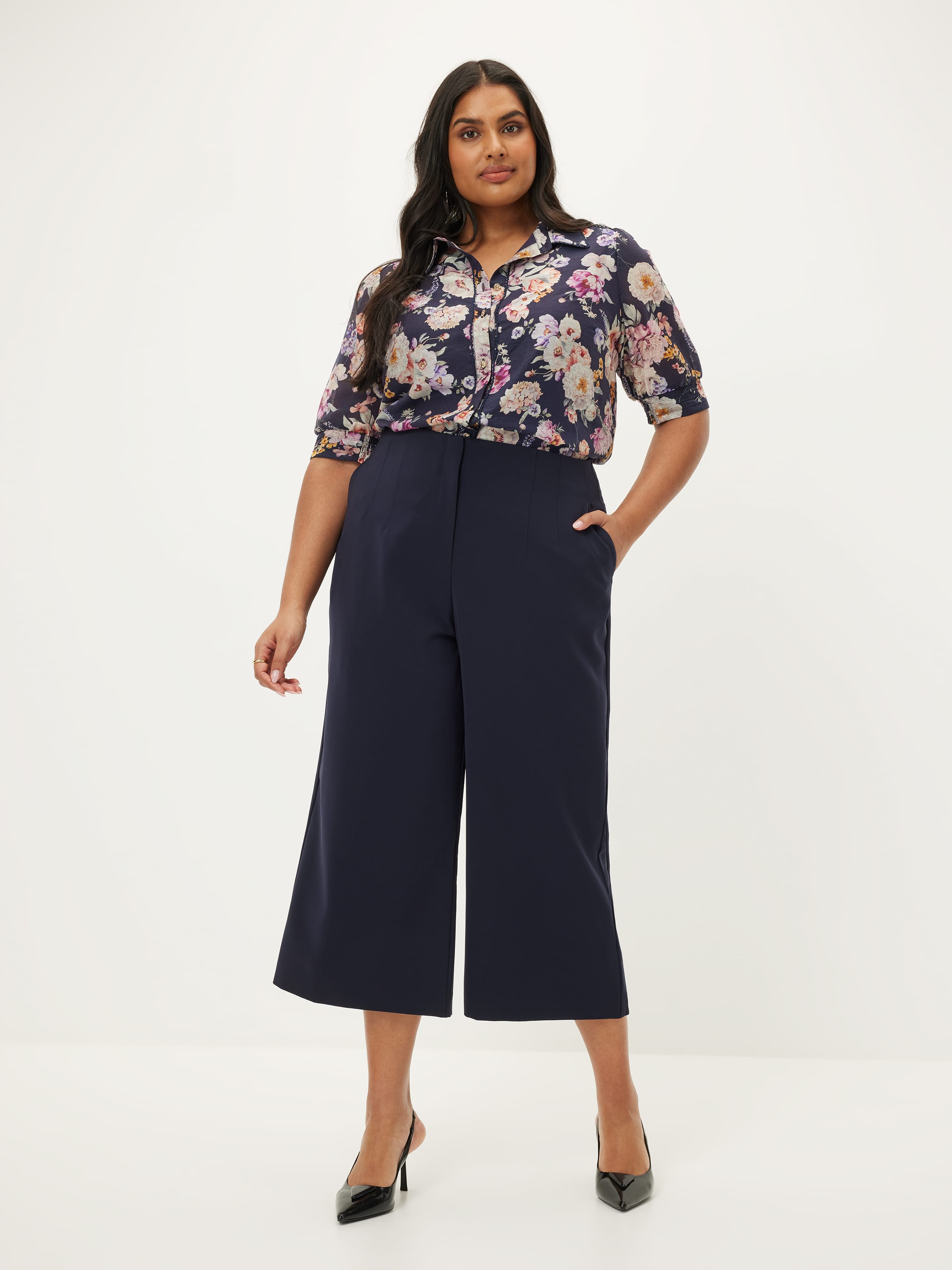 Curve Soho High Waist Culotte
