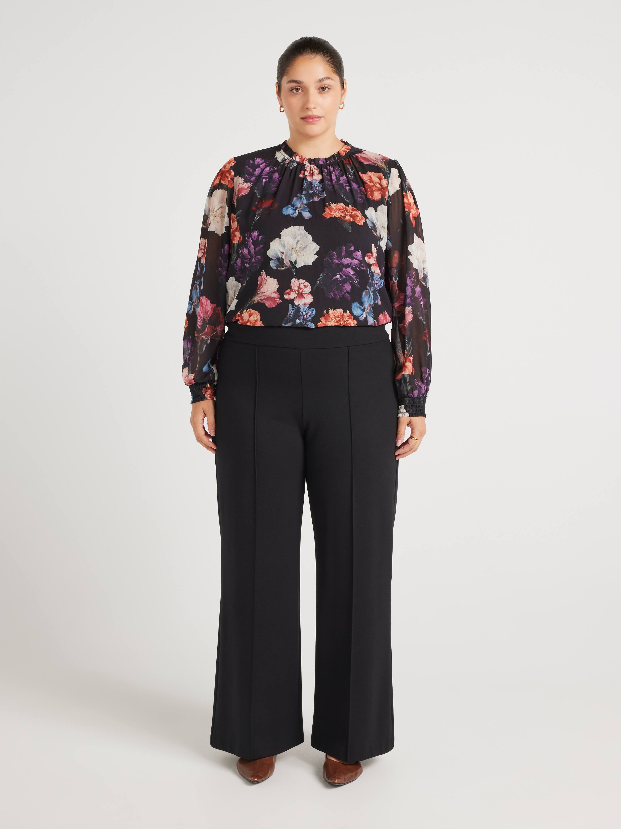 Curve Gabby Long Sleeve Blouse