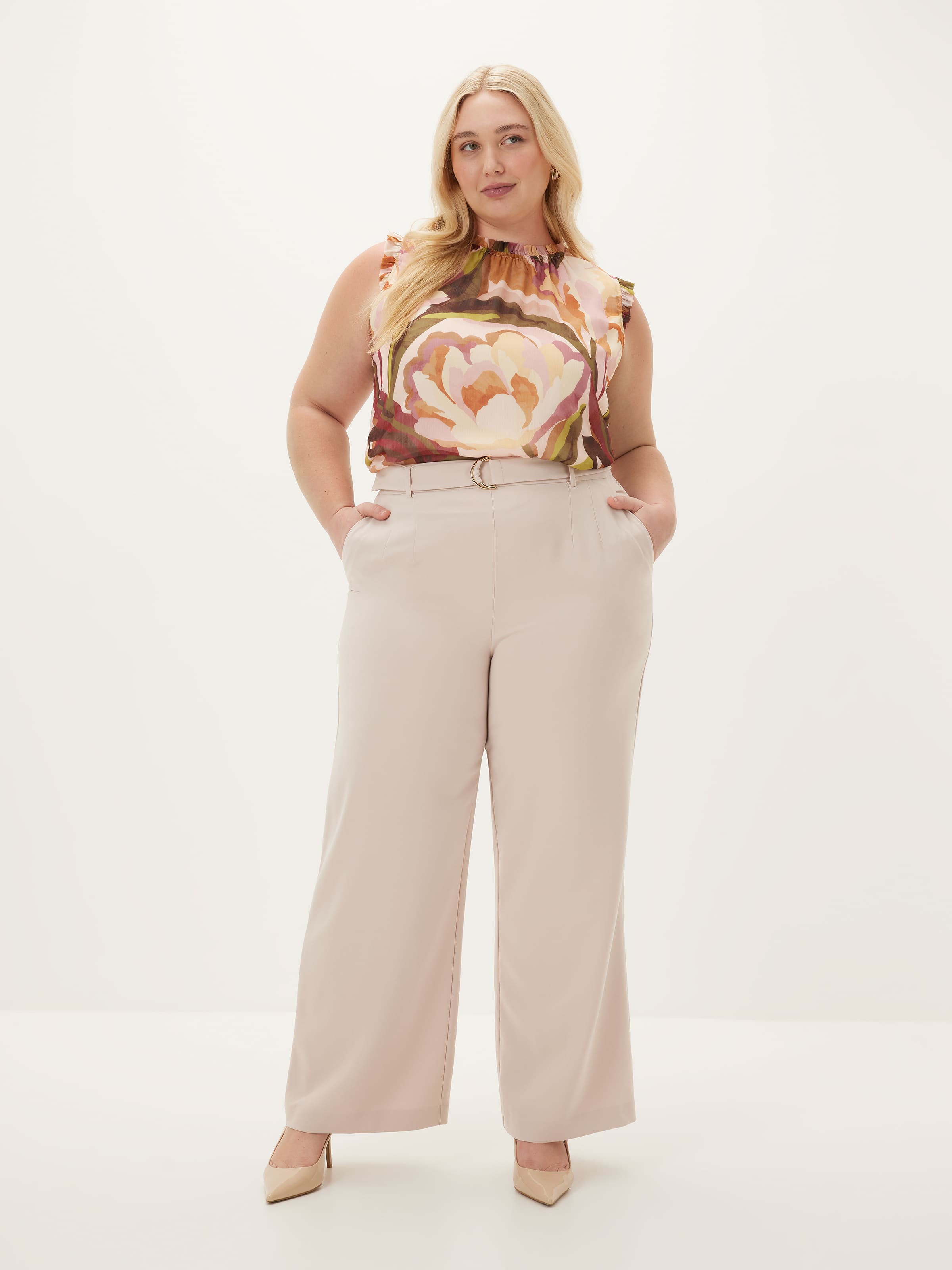 Curve Tessa Gathered Neck Top