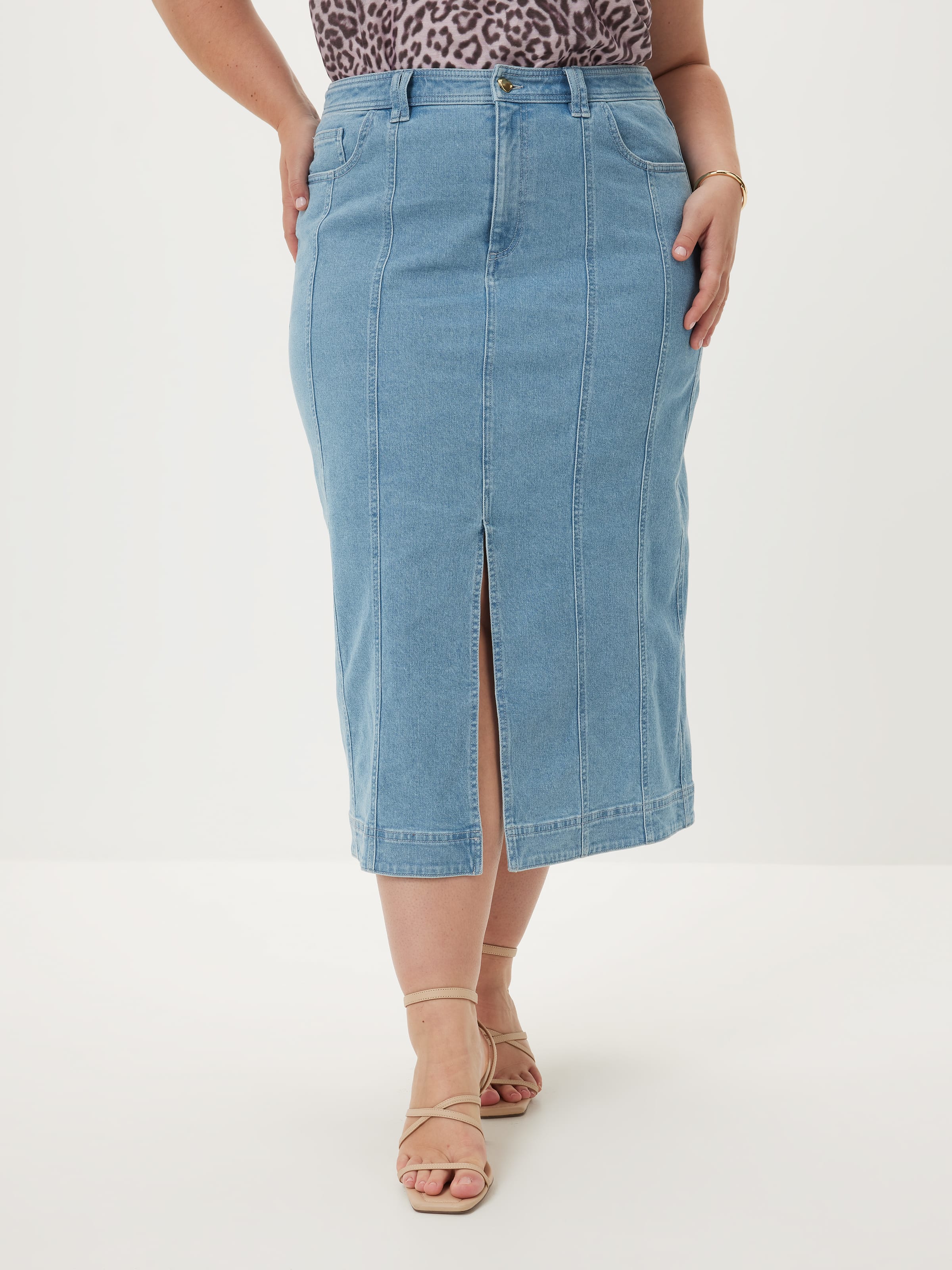 Curve Cloud Nine Denim Pencil Skirt