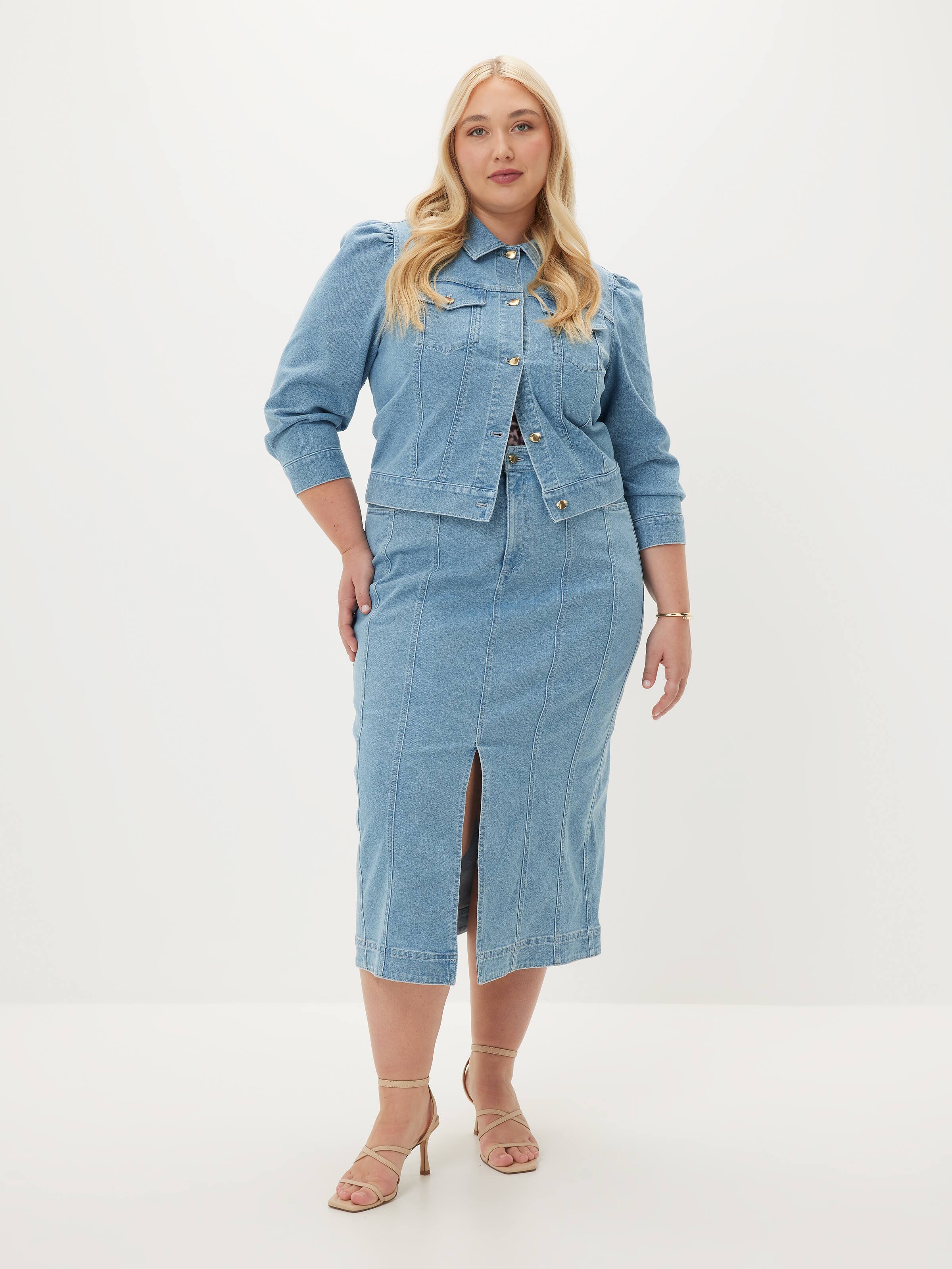 Curve Cloud Nine Denim Pencil Skirt