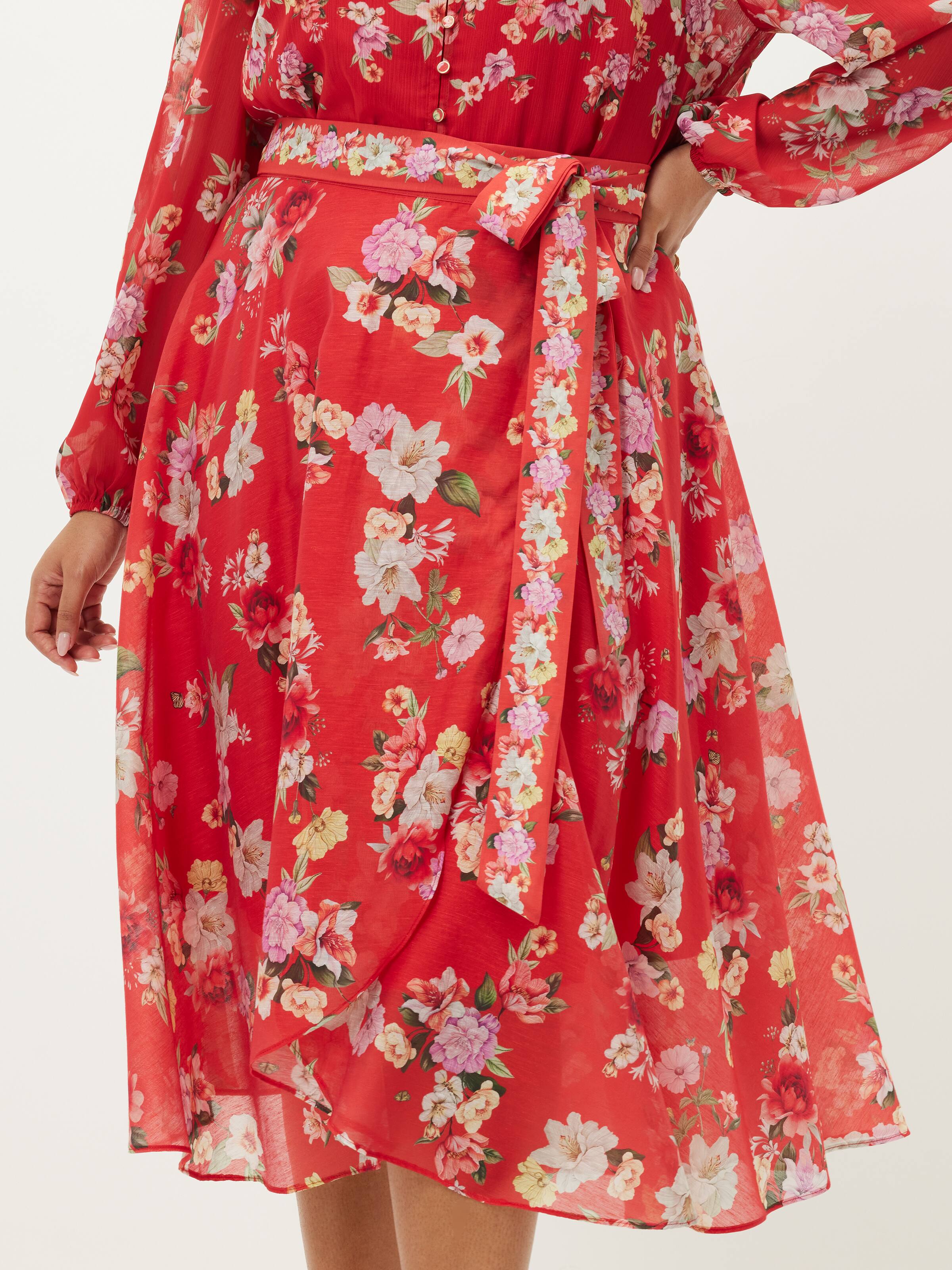 Curve Tenerife Floral Ava Skirt
