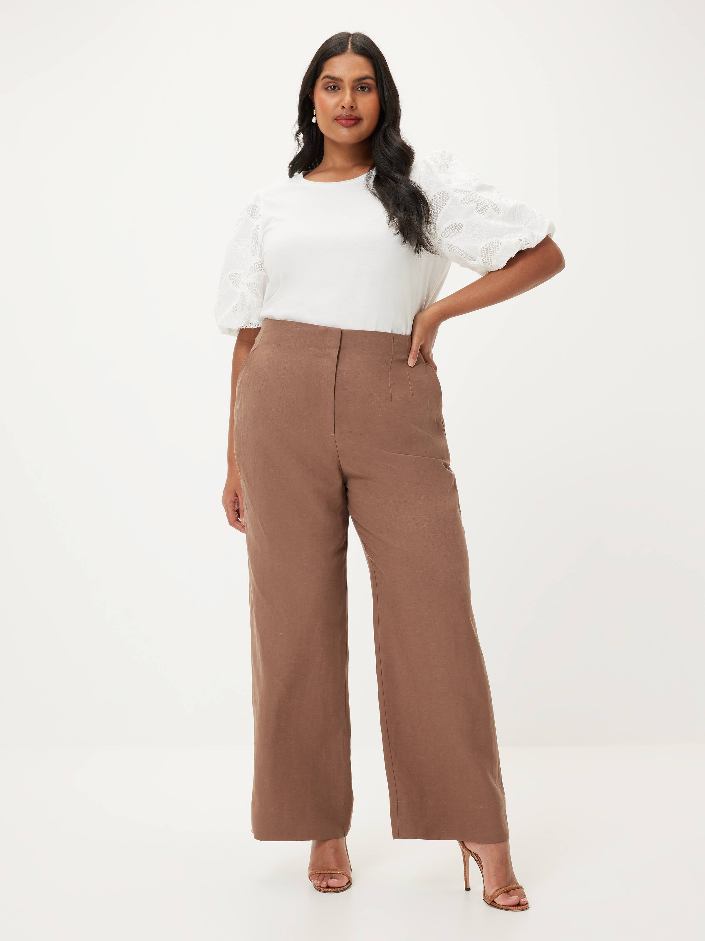 Curve Jess Lace Sleeve Tee