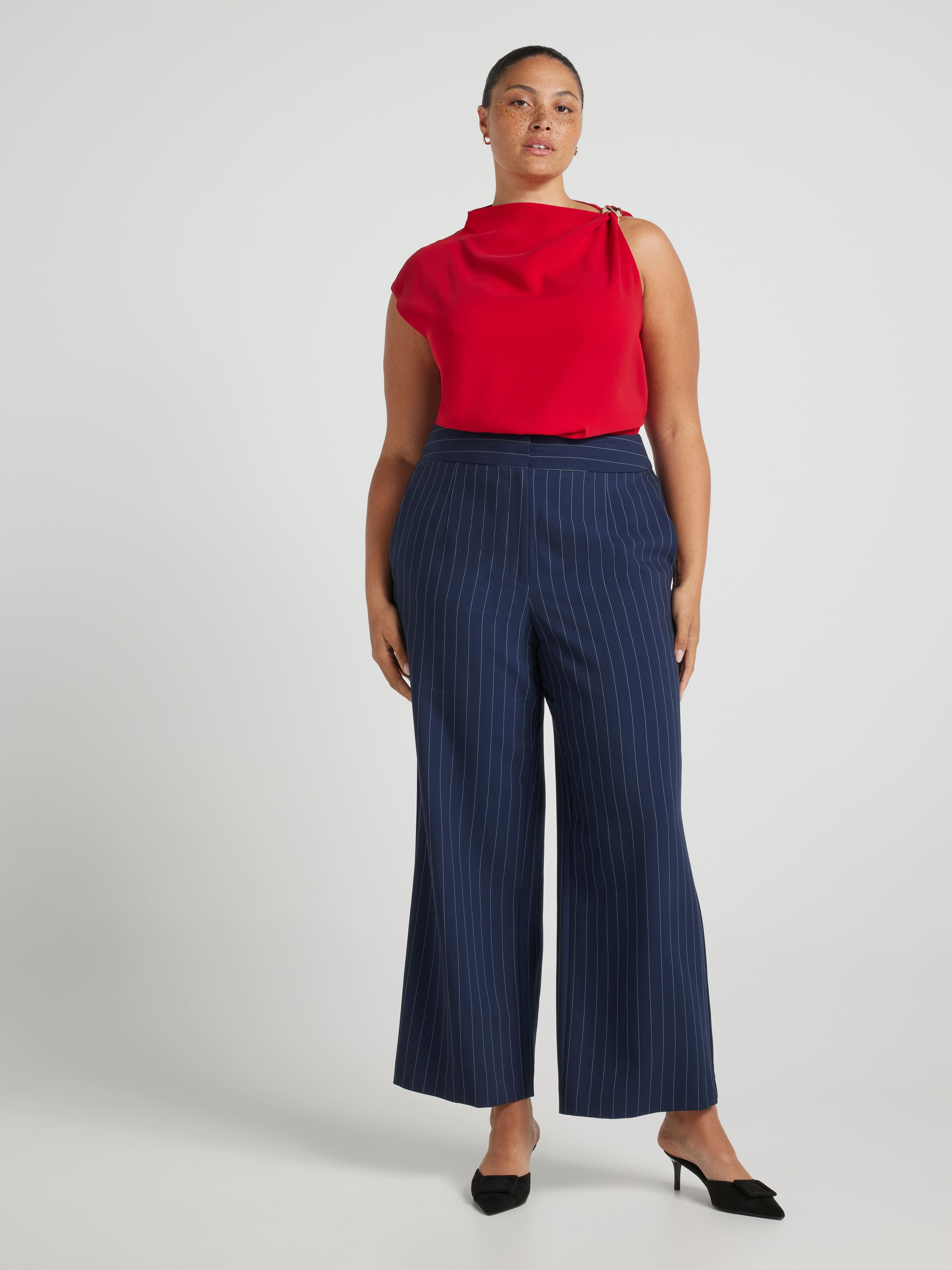 Curve Set The Tone Wide Leg Pant