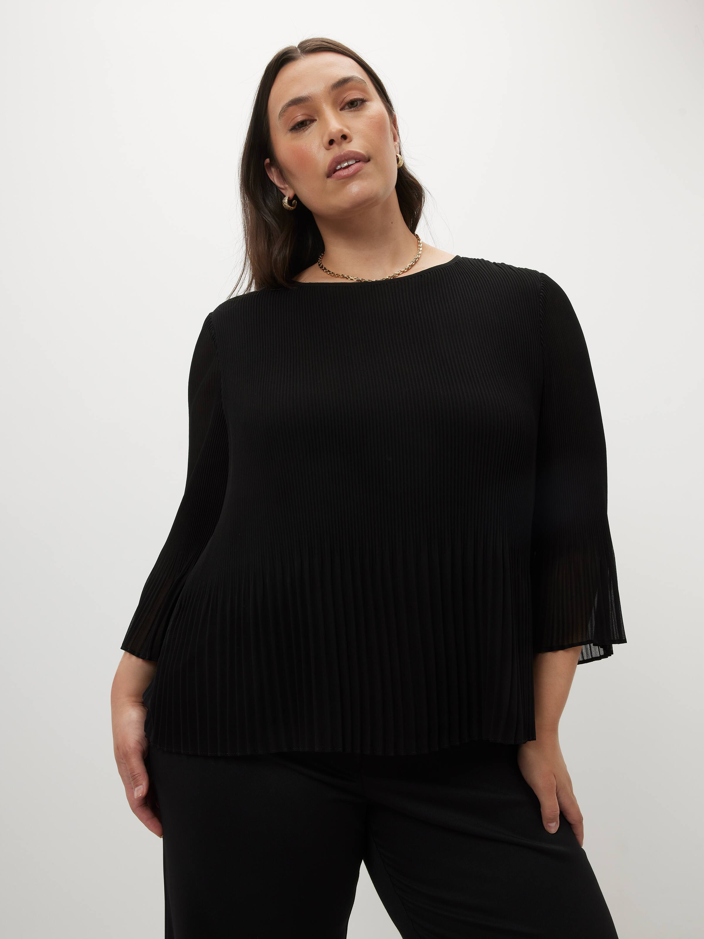Curve Mia Plisse Top