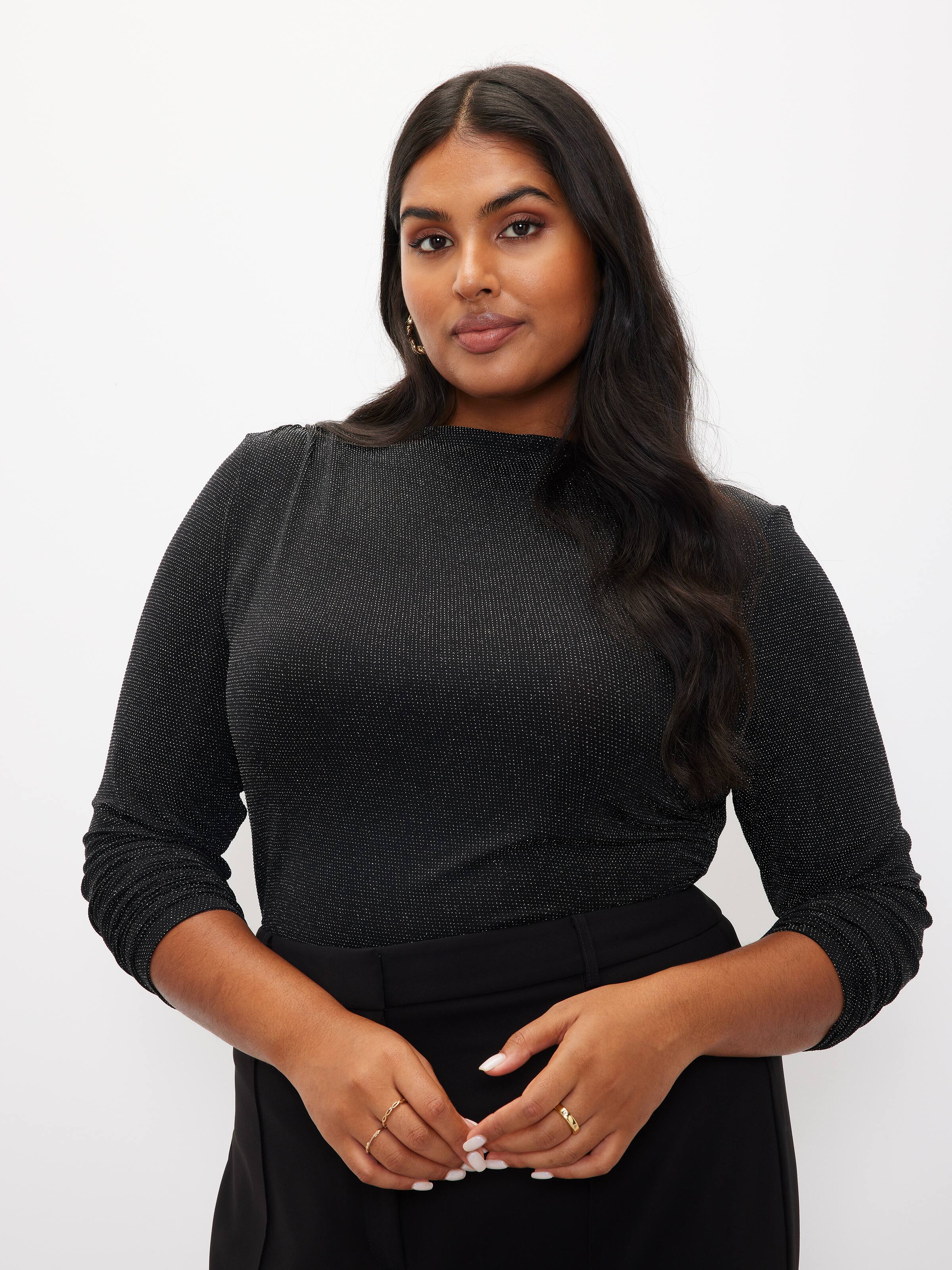 Curve Dazie Gathered Shell Top