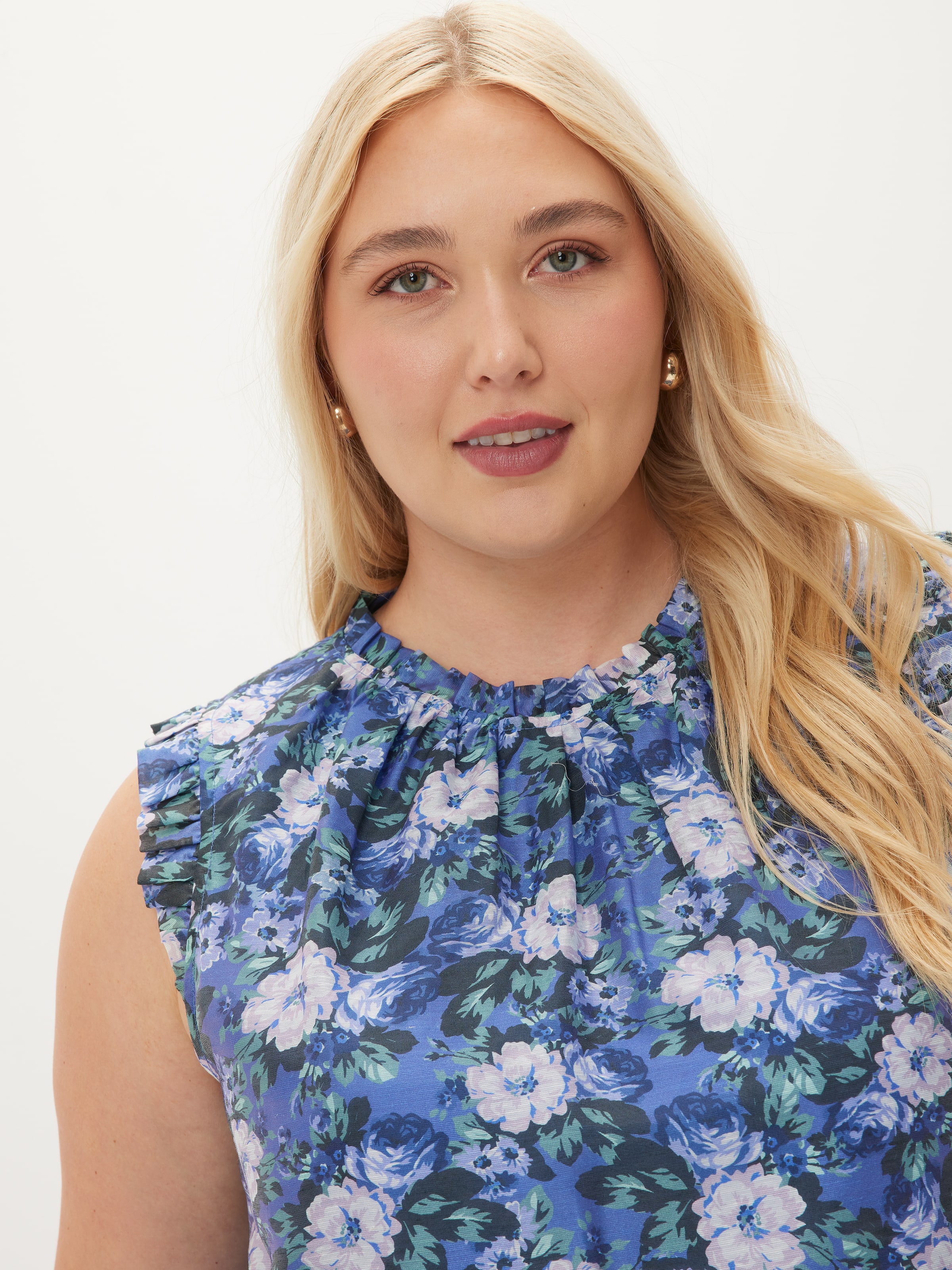 Curve Tessa Gathered Neck Top