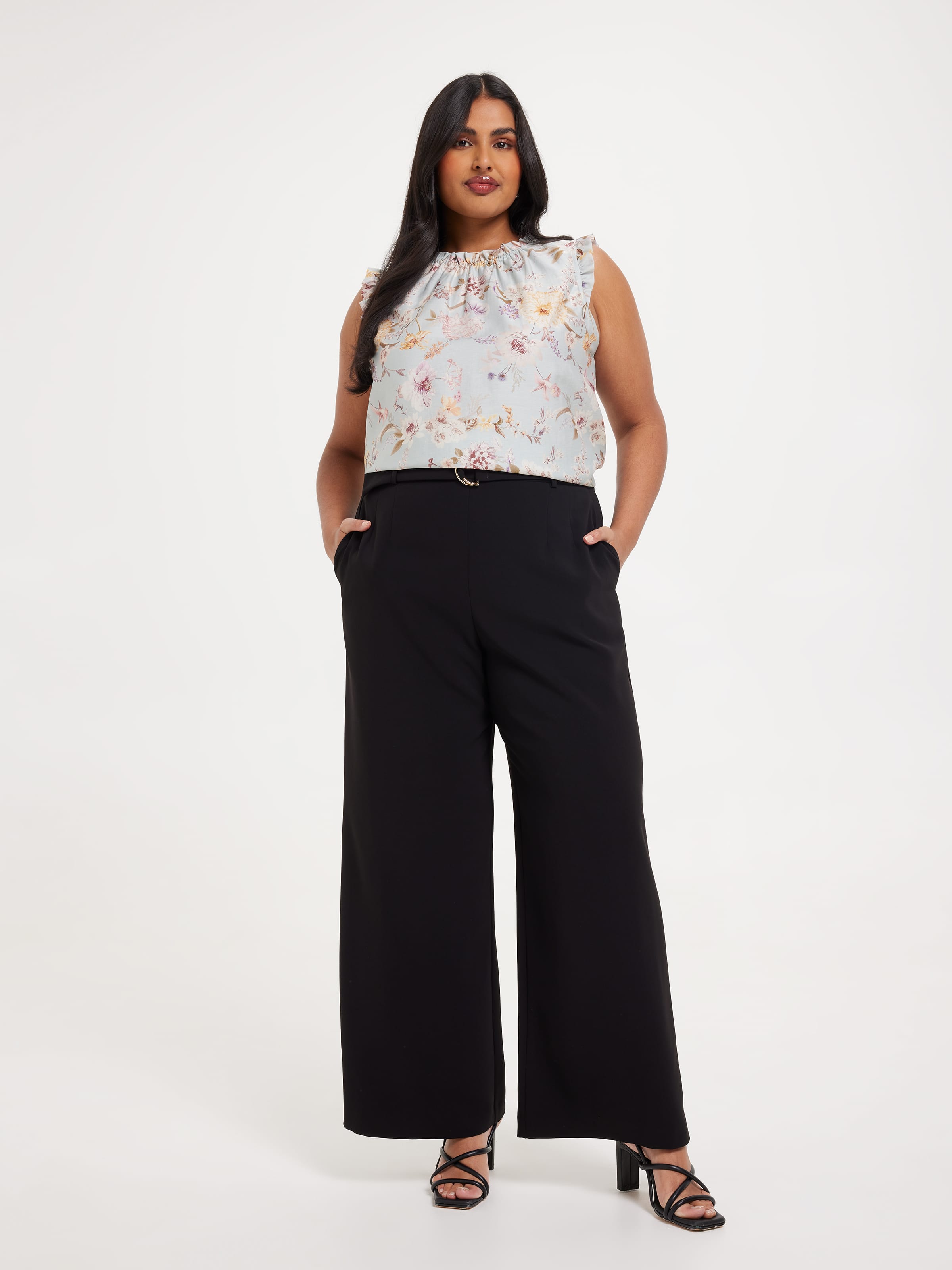 Curve Tessa Gathered Neck Top
