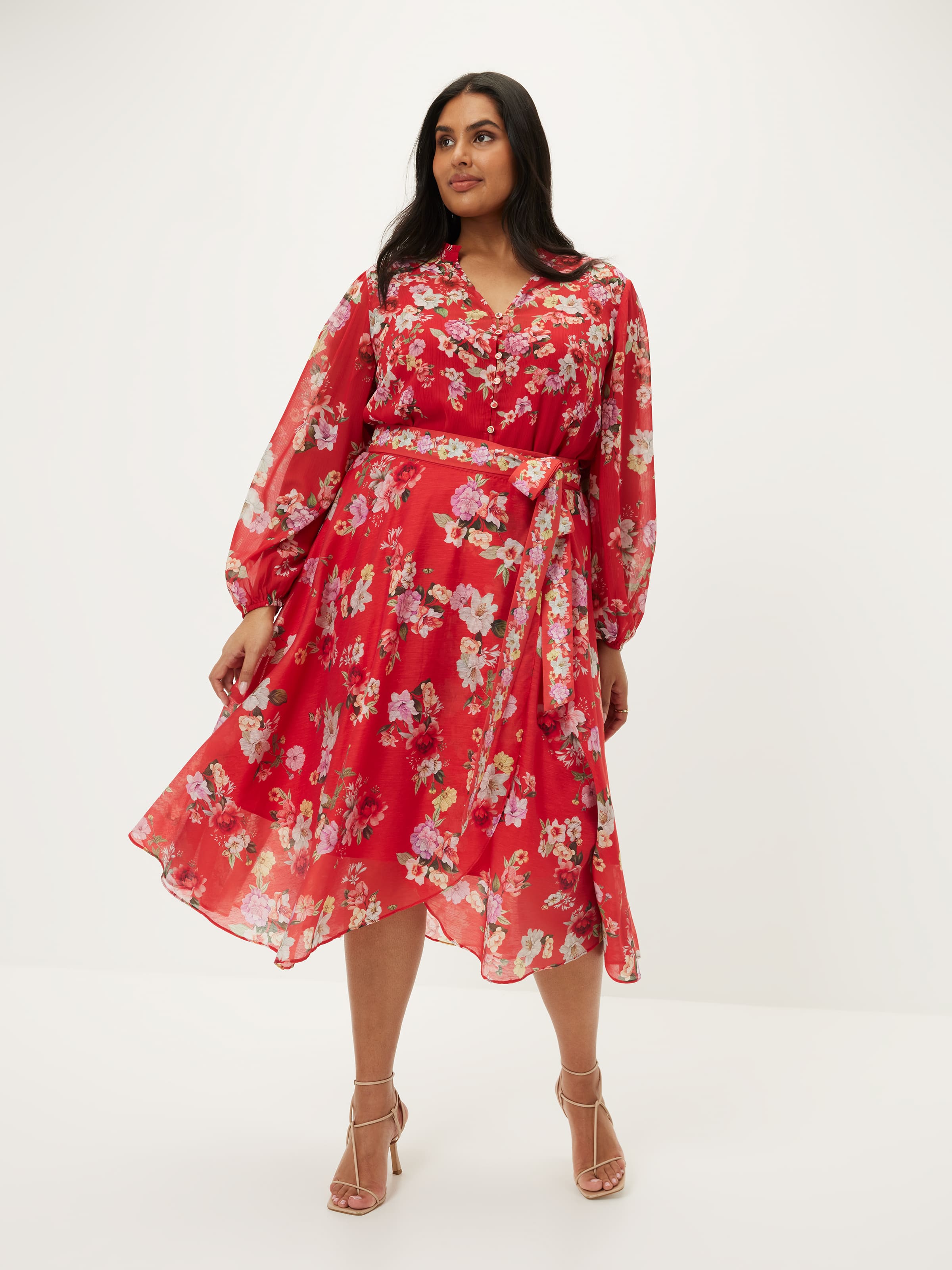 Curve Maya 3/4 Sleeve Blouse