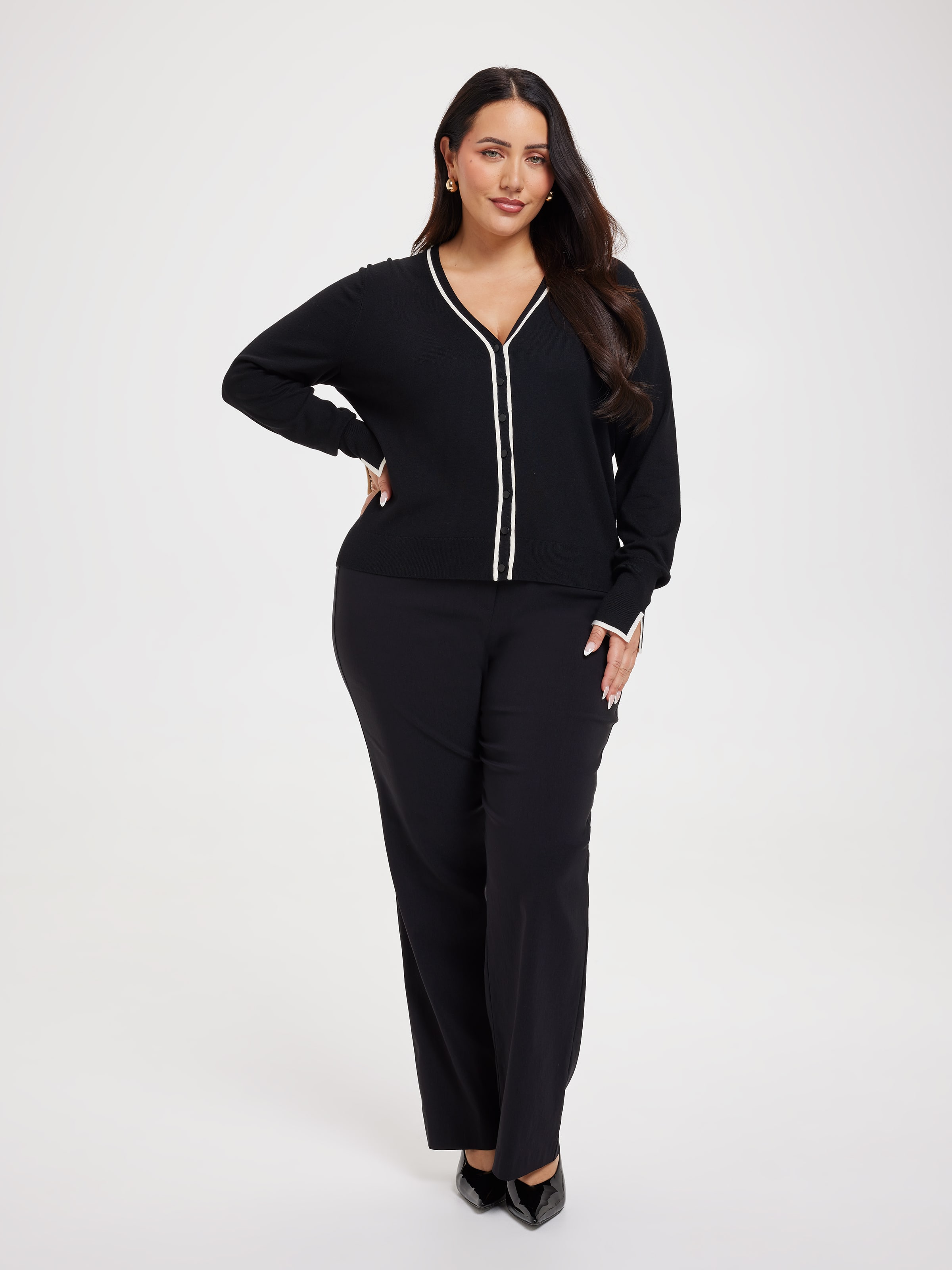 Curve Tilly V Neck Cardigan