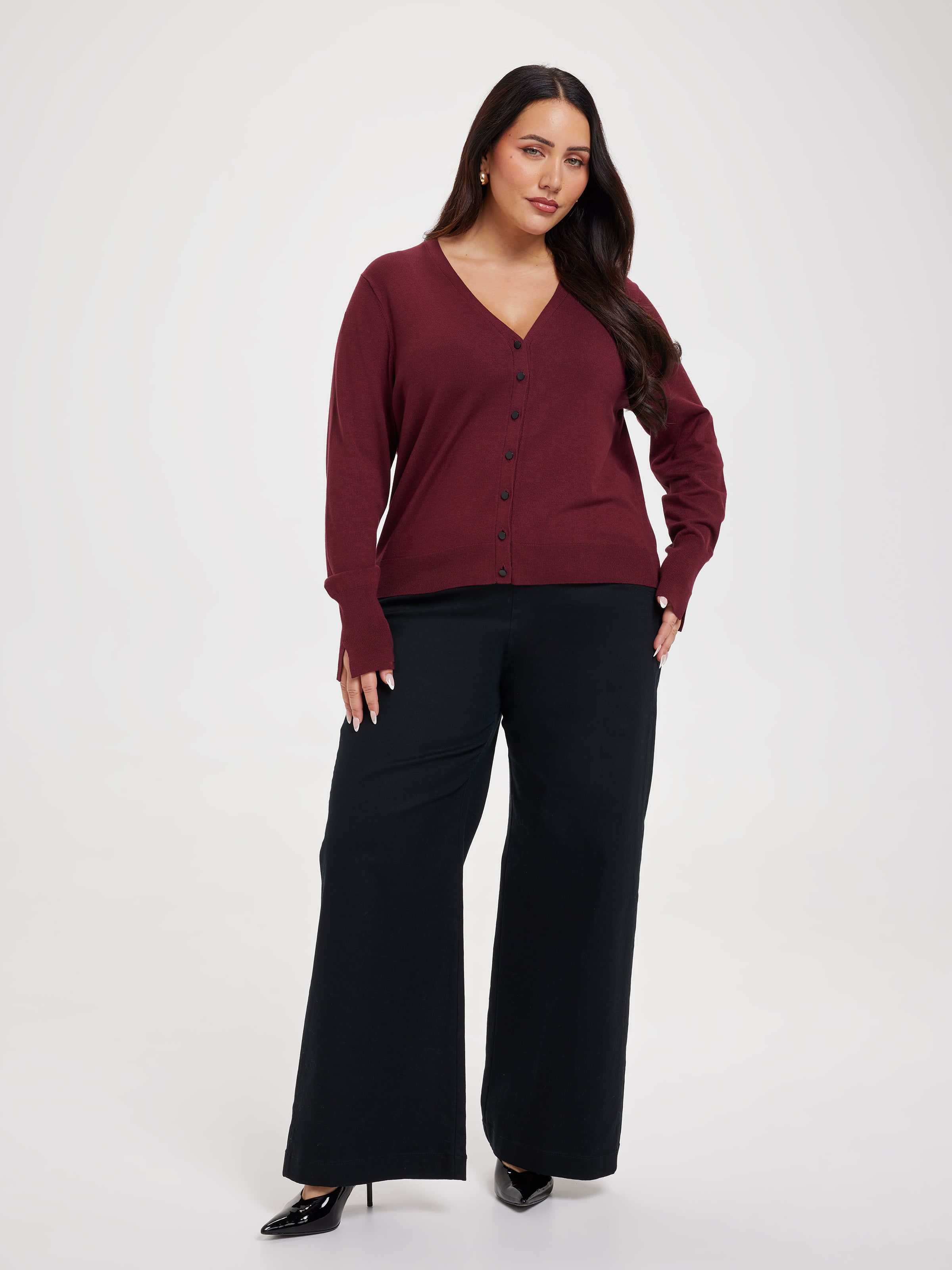 Curve Tilly V Neck Cardigan