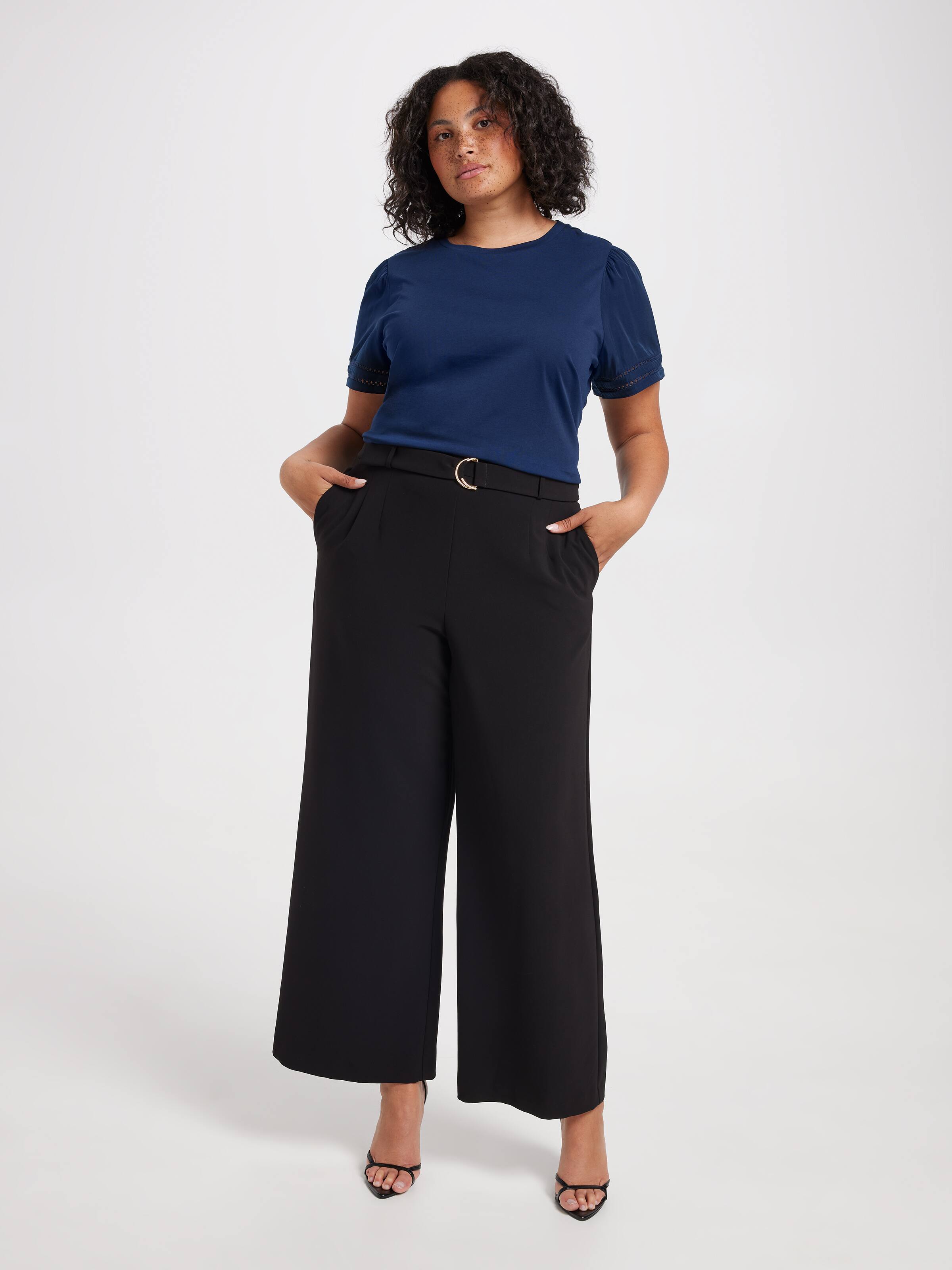 Curve Luna Lace Sleeve Tee
