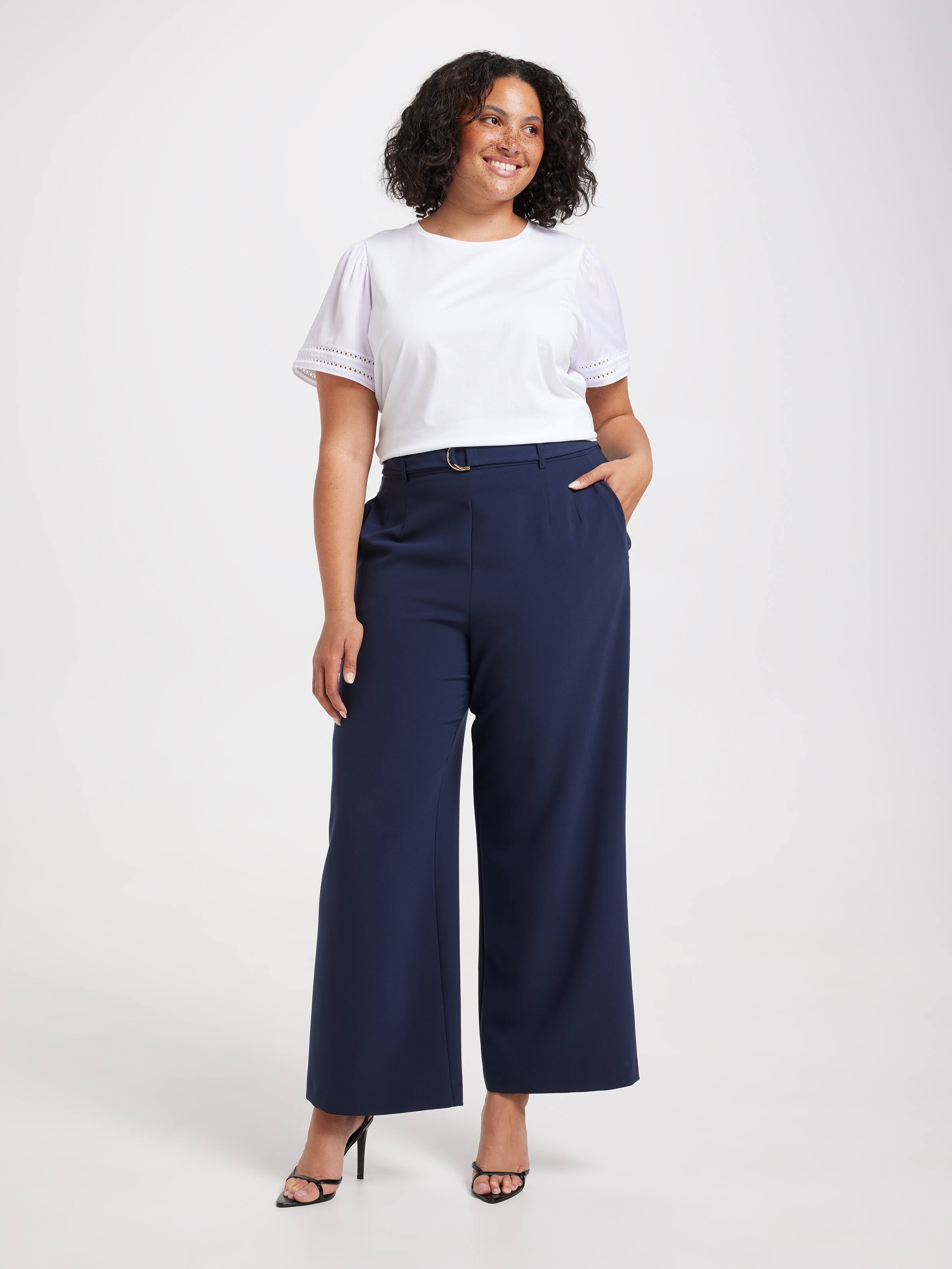 Curve Luna Lace Sleeve Tee