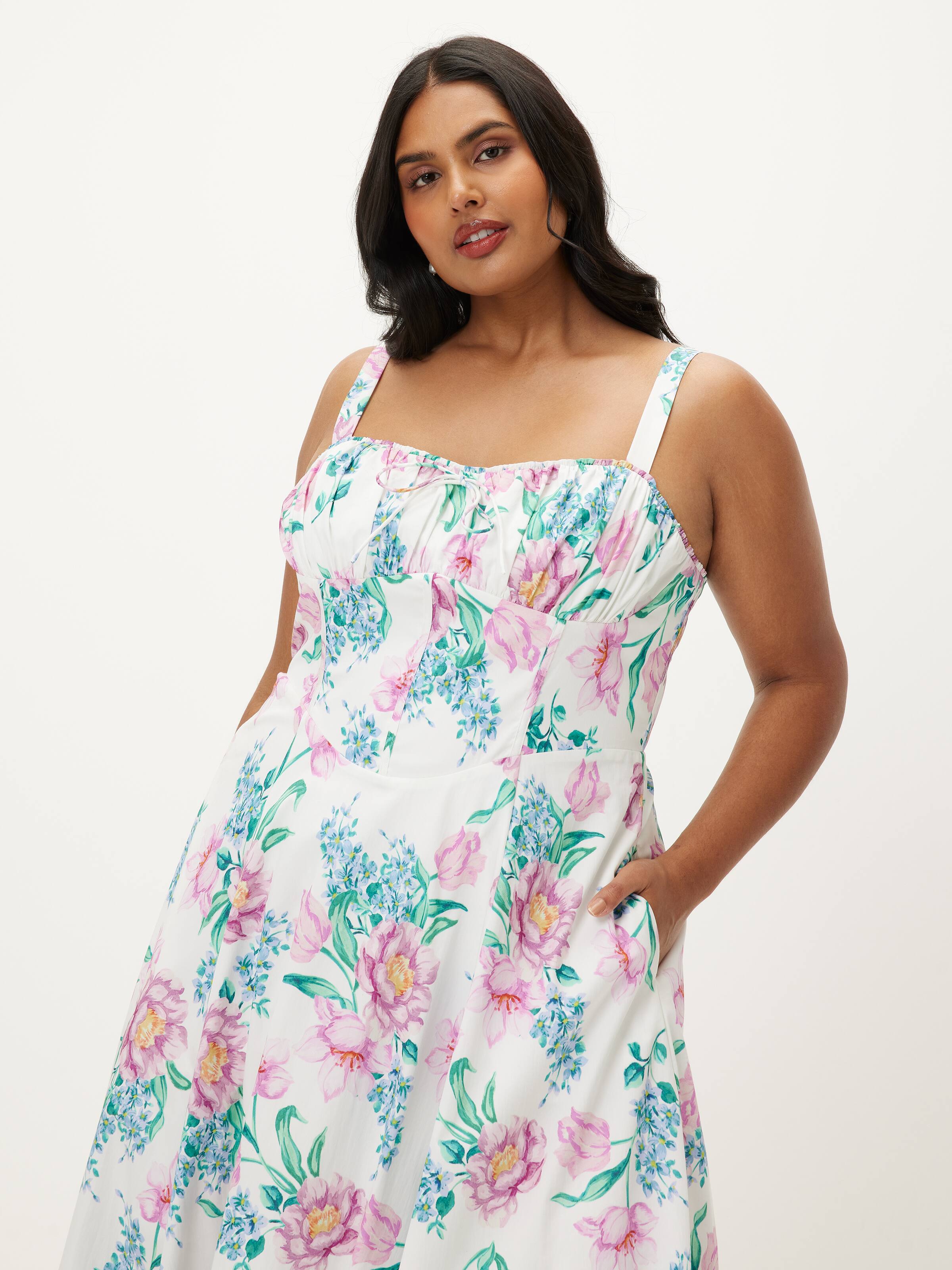 Curve Alexi Corset Midi Dress