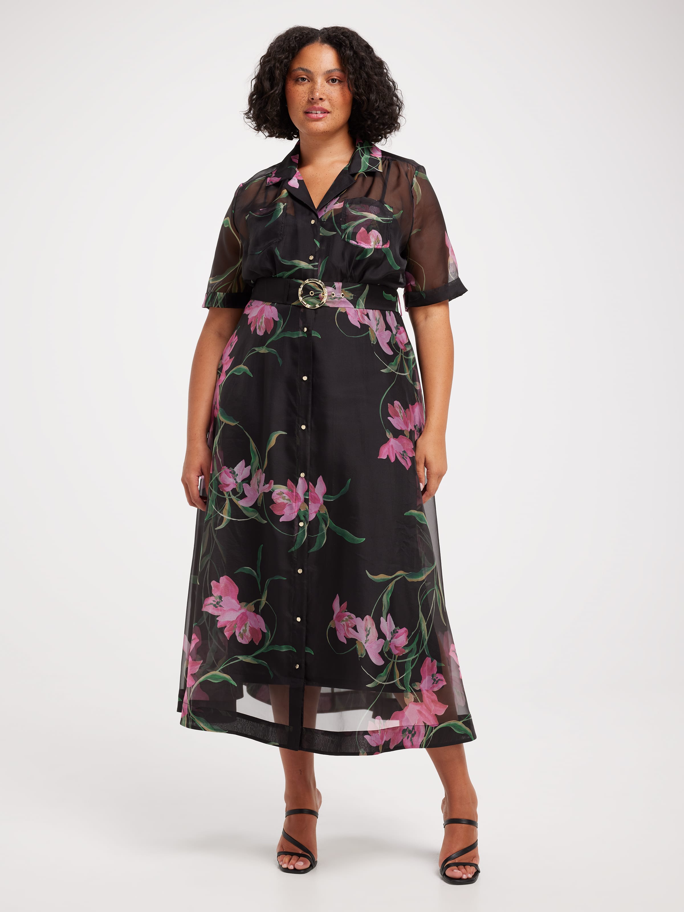 Curve Anastasia Printed Dress