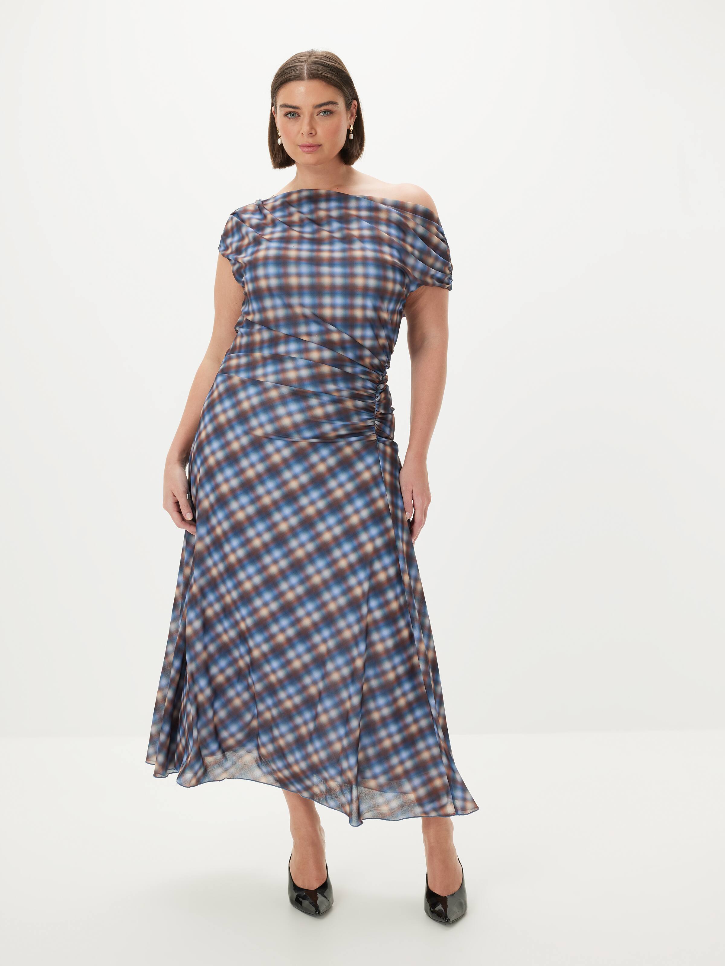 Curve Coco Mesh Midi Dress