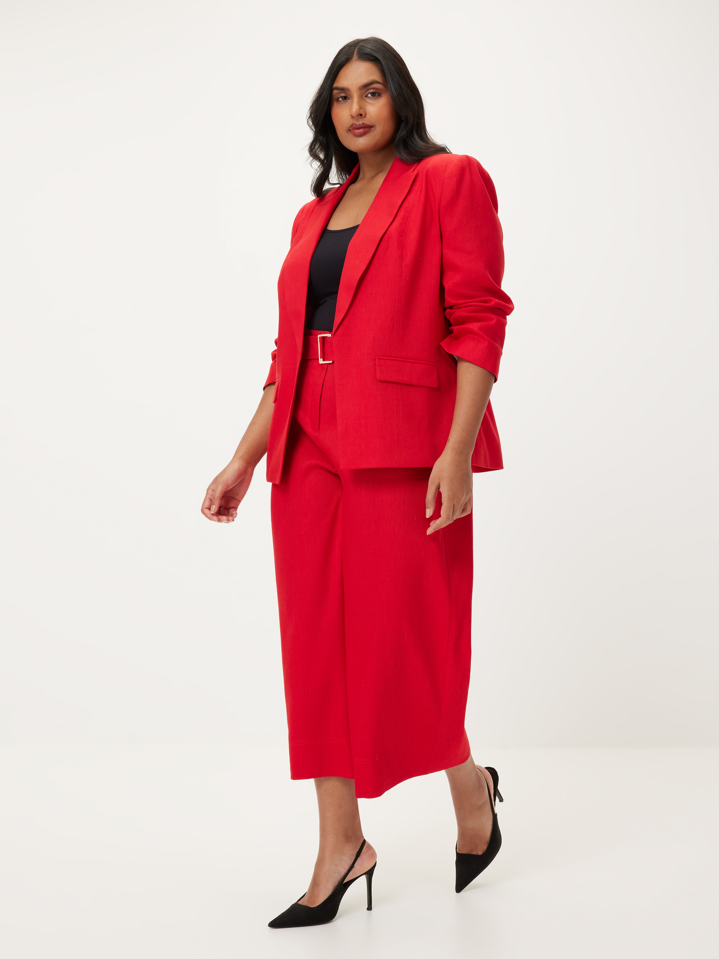 Curve Heatwave Linen Blazer