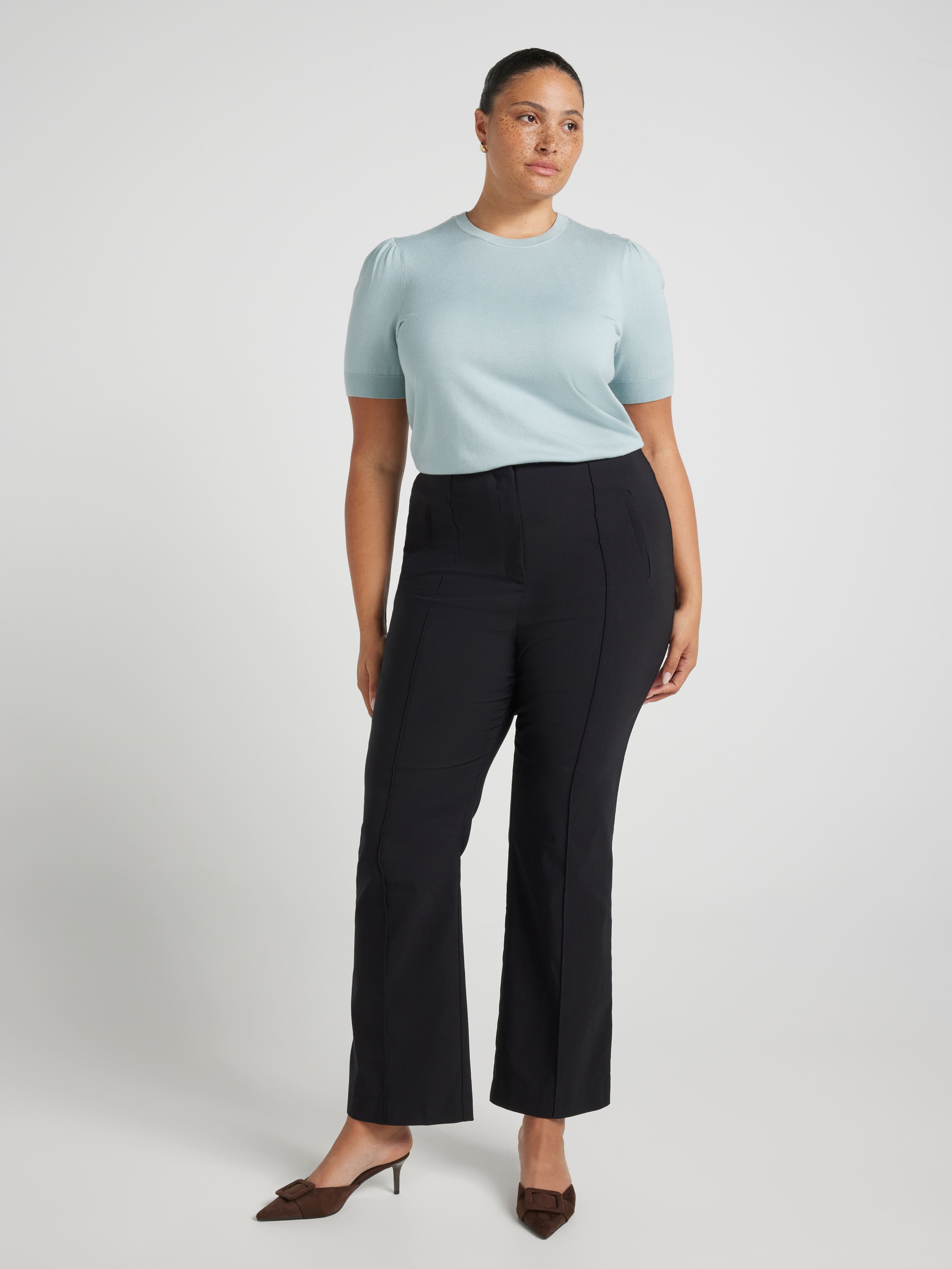 Curve Polly Puff Sleeve Knit