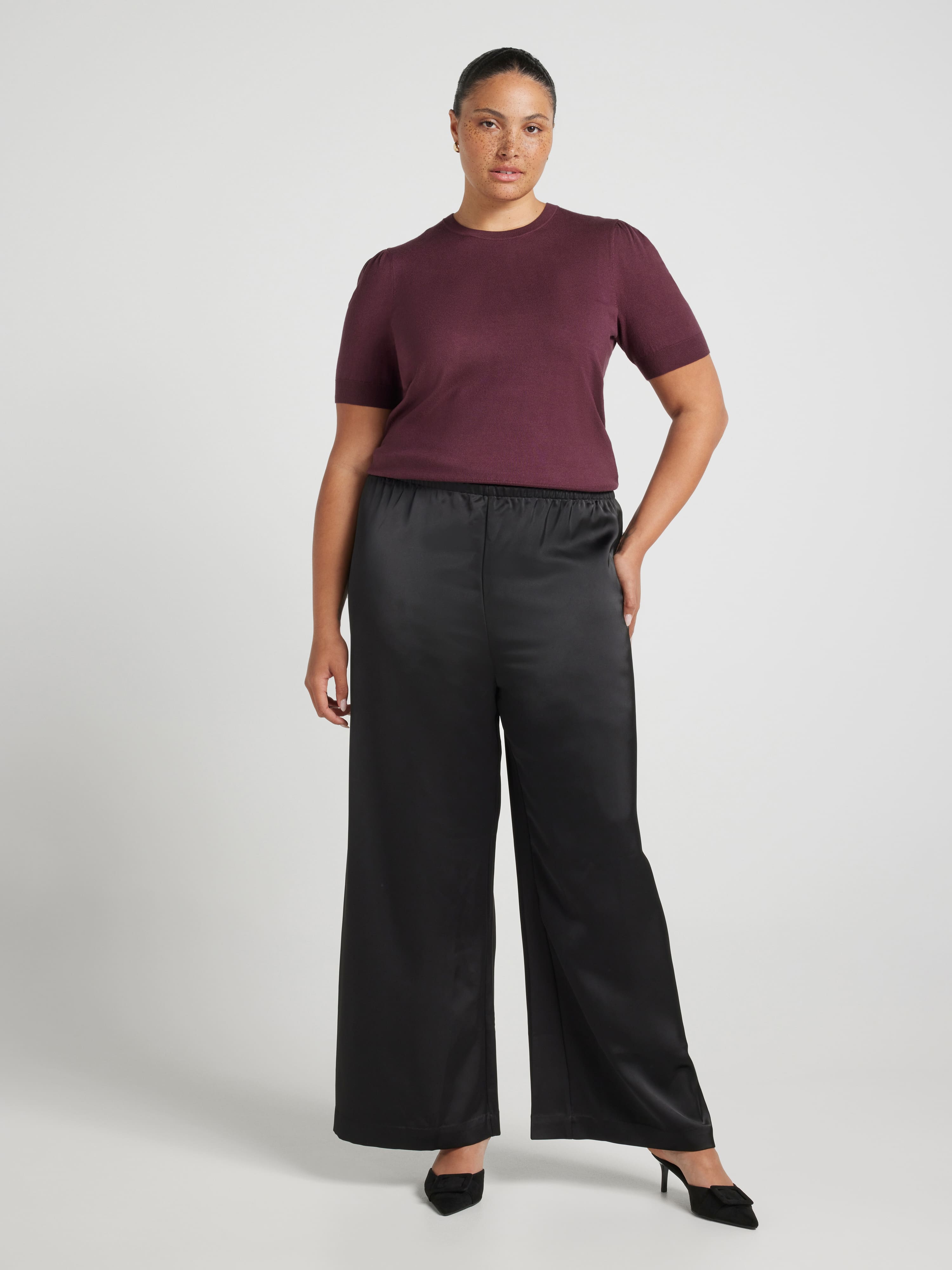Curve Polly Puff Sleeve Knit