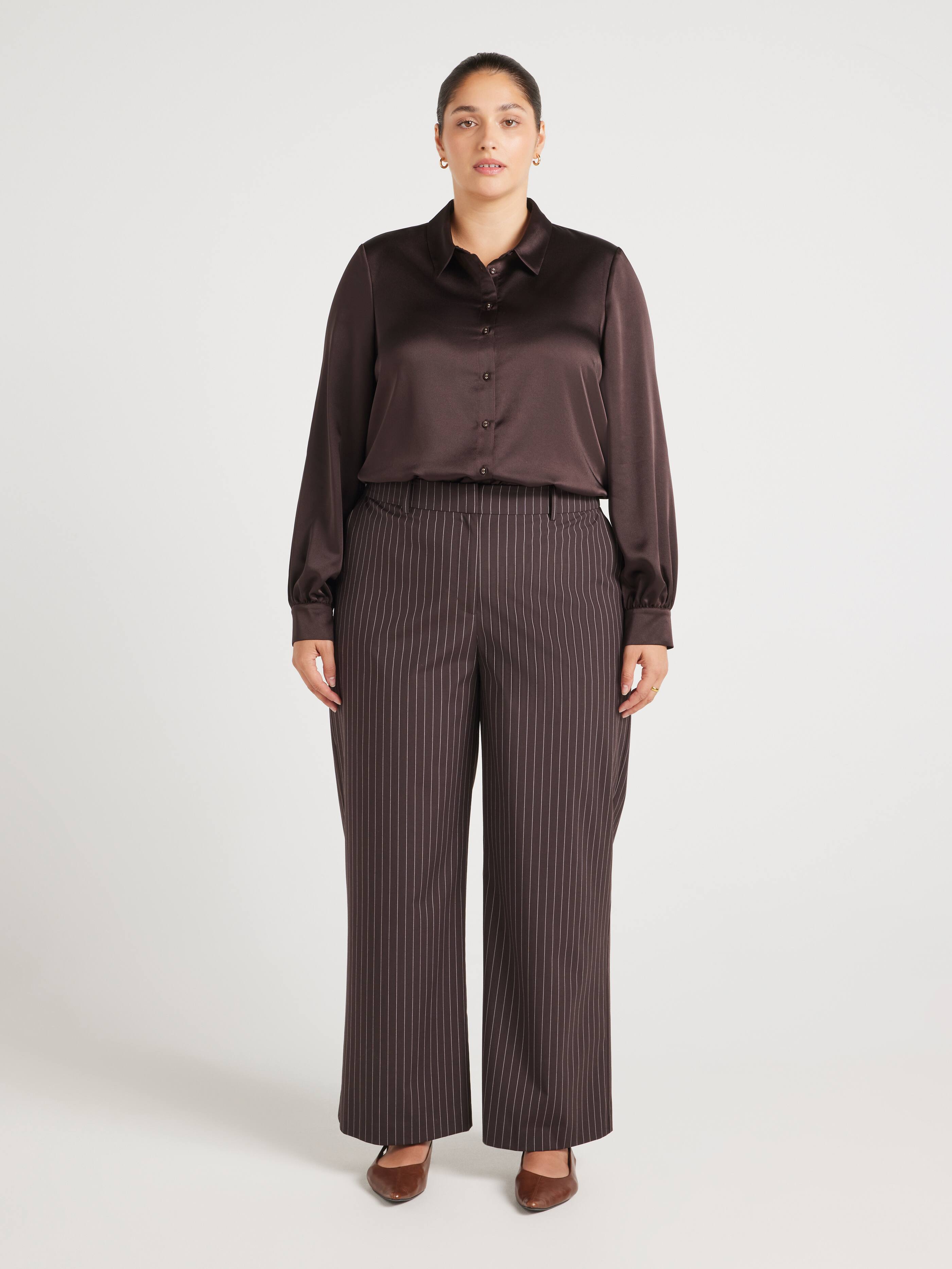 Curve Sophie Satin Shirt