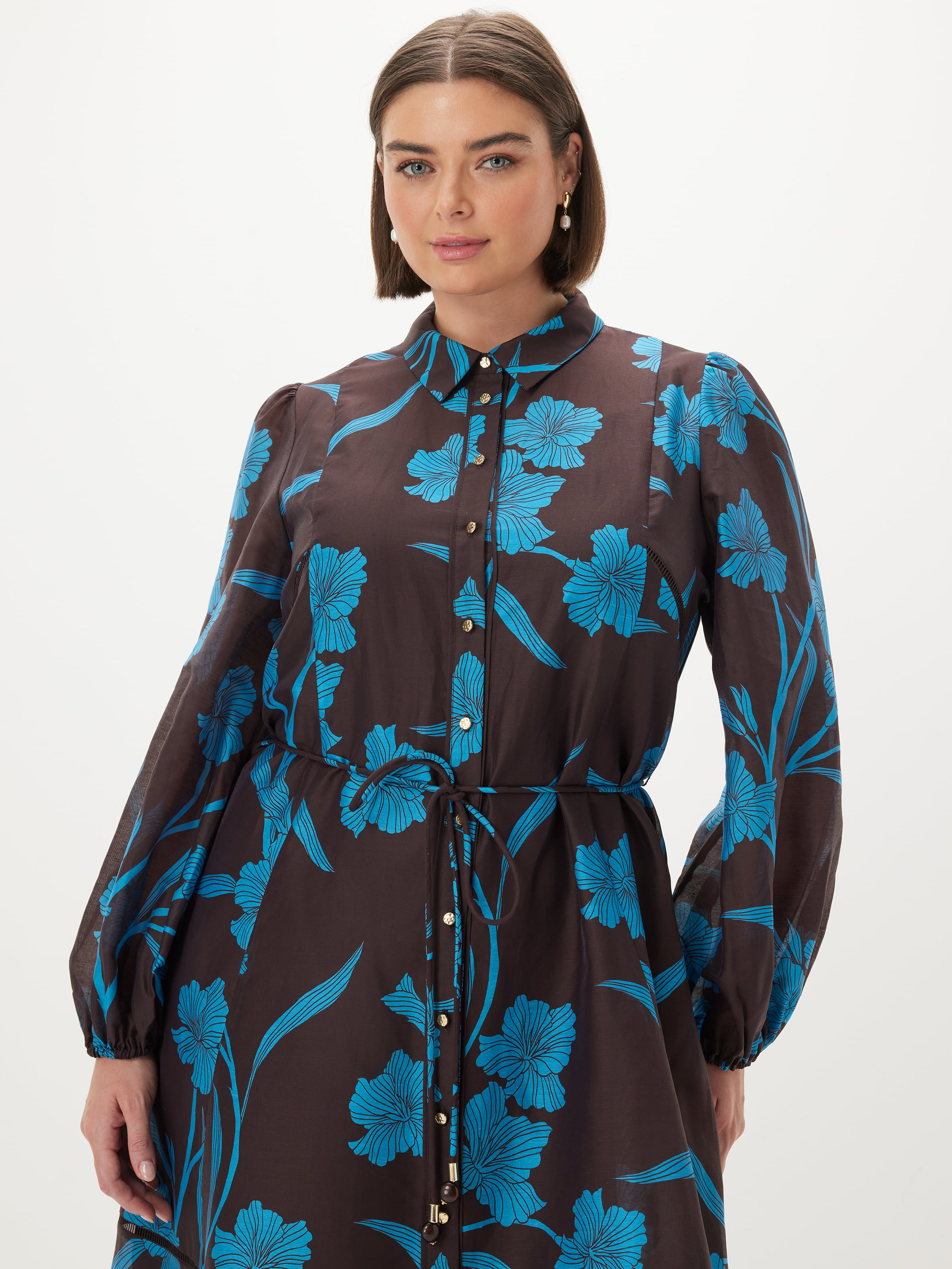Curve Alessia Midi Shirt Dress