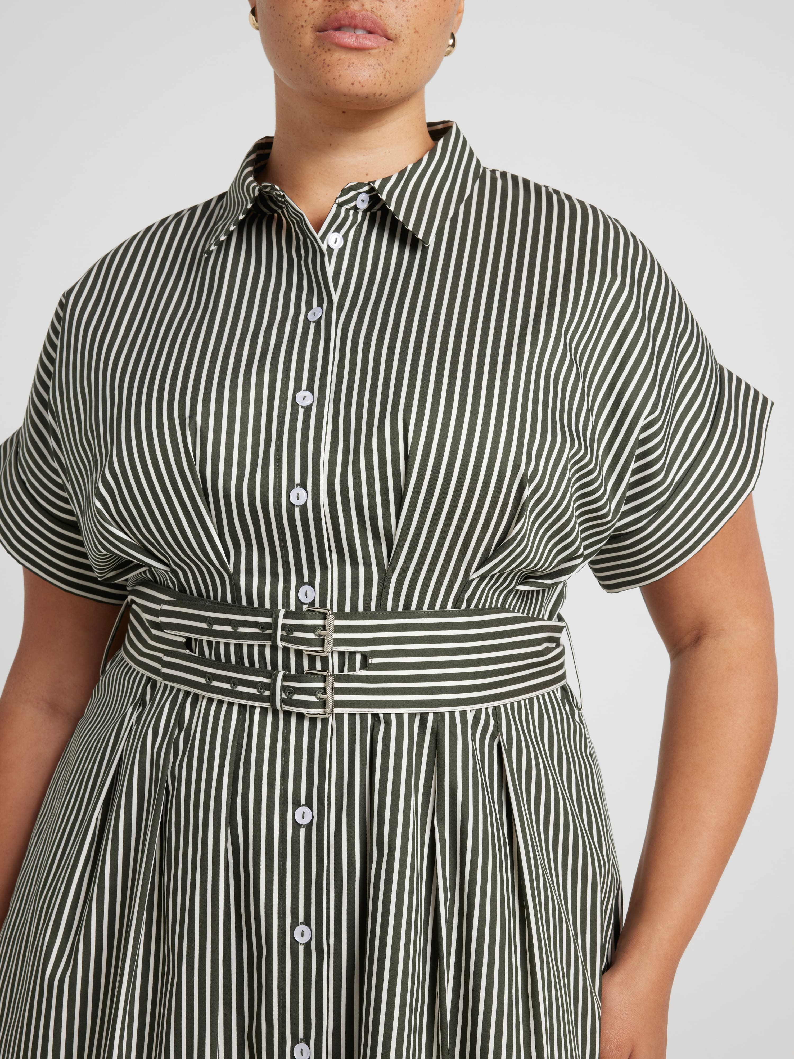 Curve Wendy Midi Shirt Dress