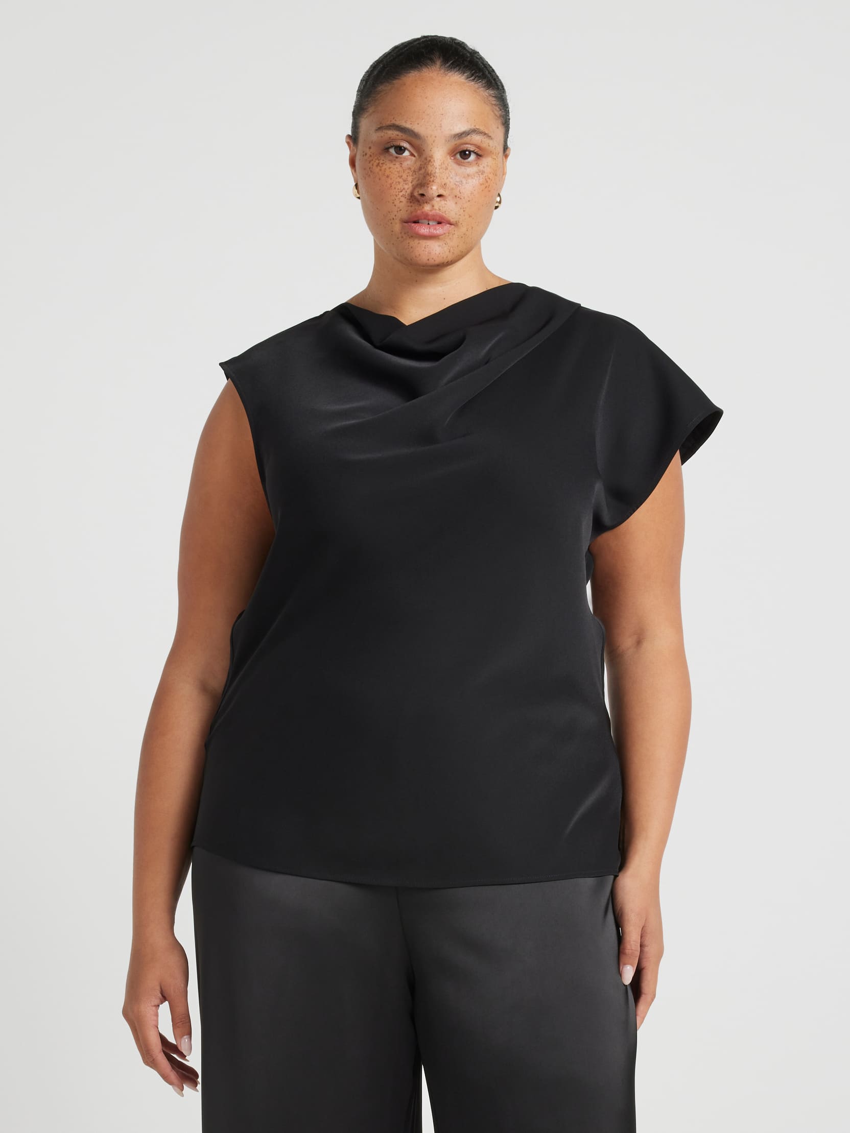 Curve Carson Cowl Top