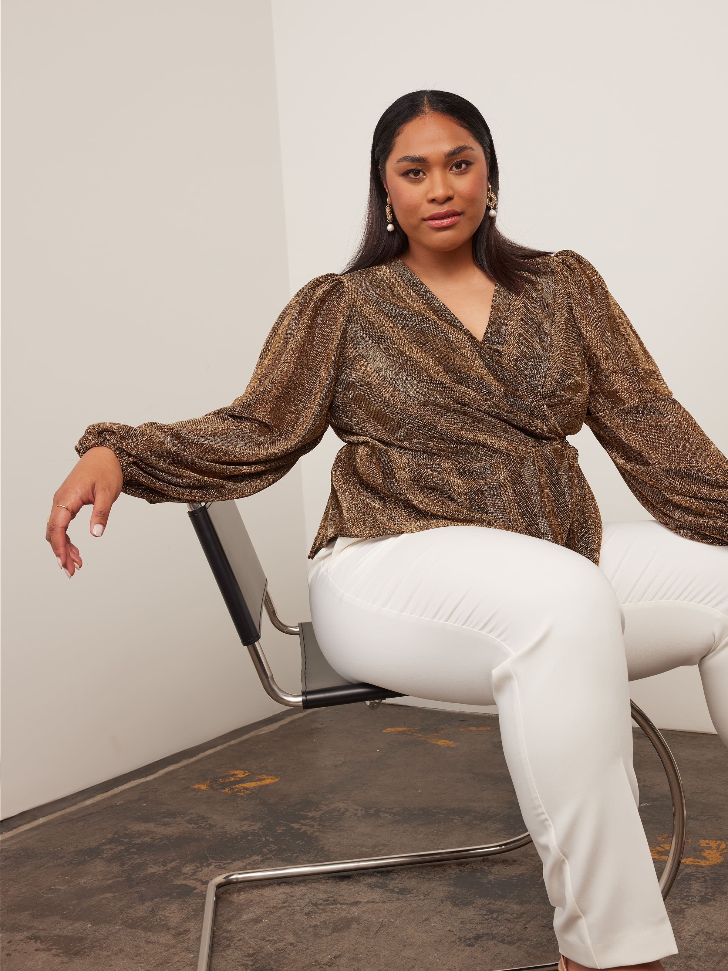 Curve Paris Plisse Wrap Top