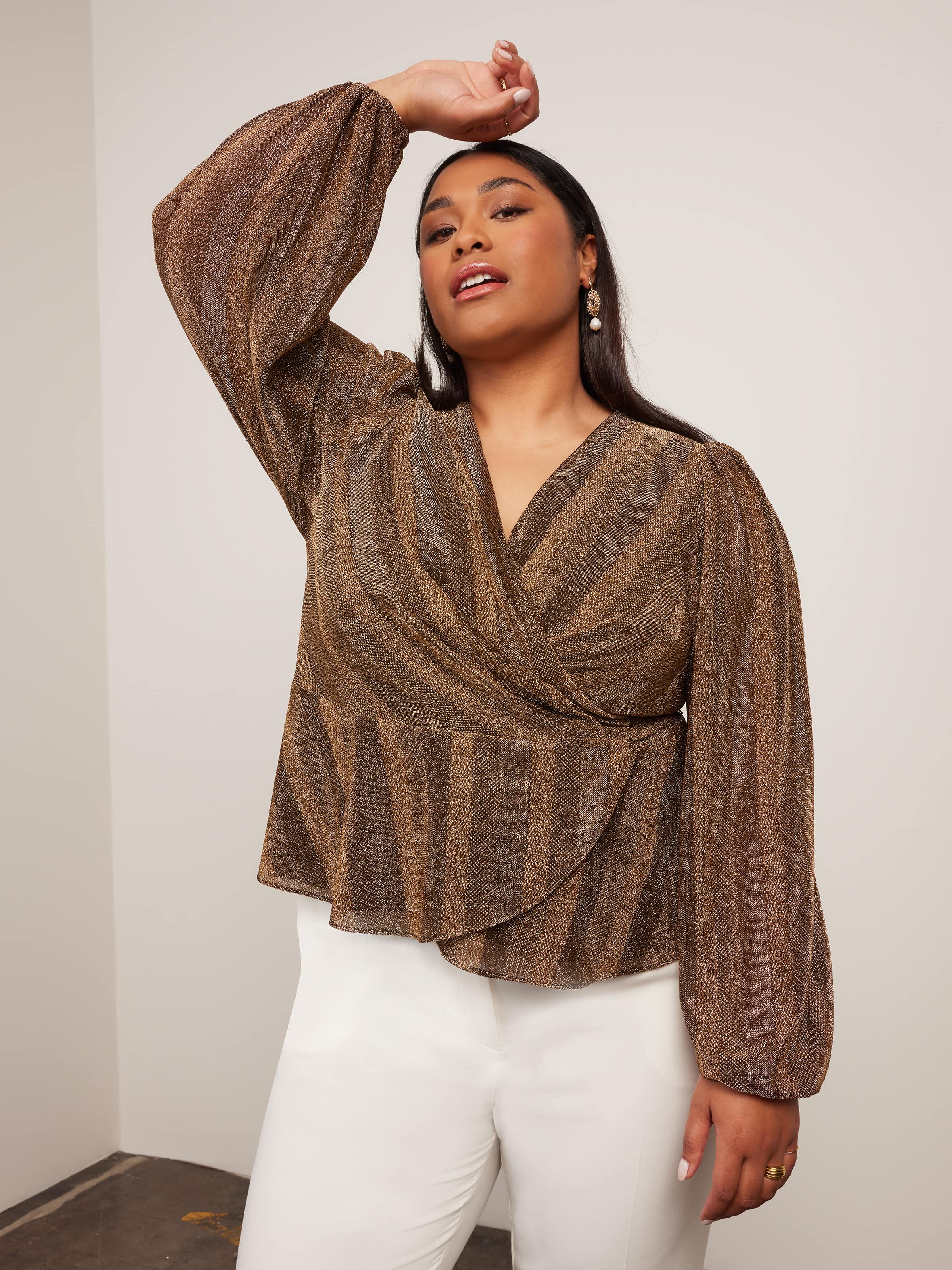 Curve Paris Plisse Wrap Top