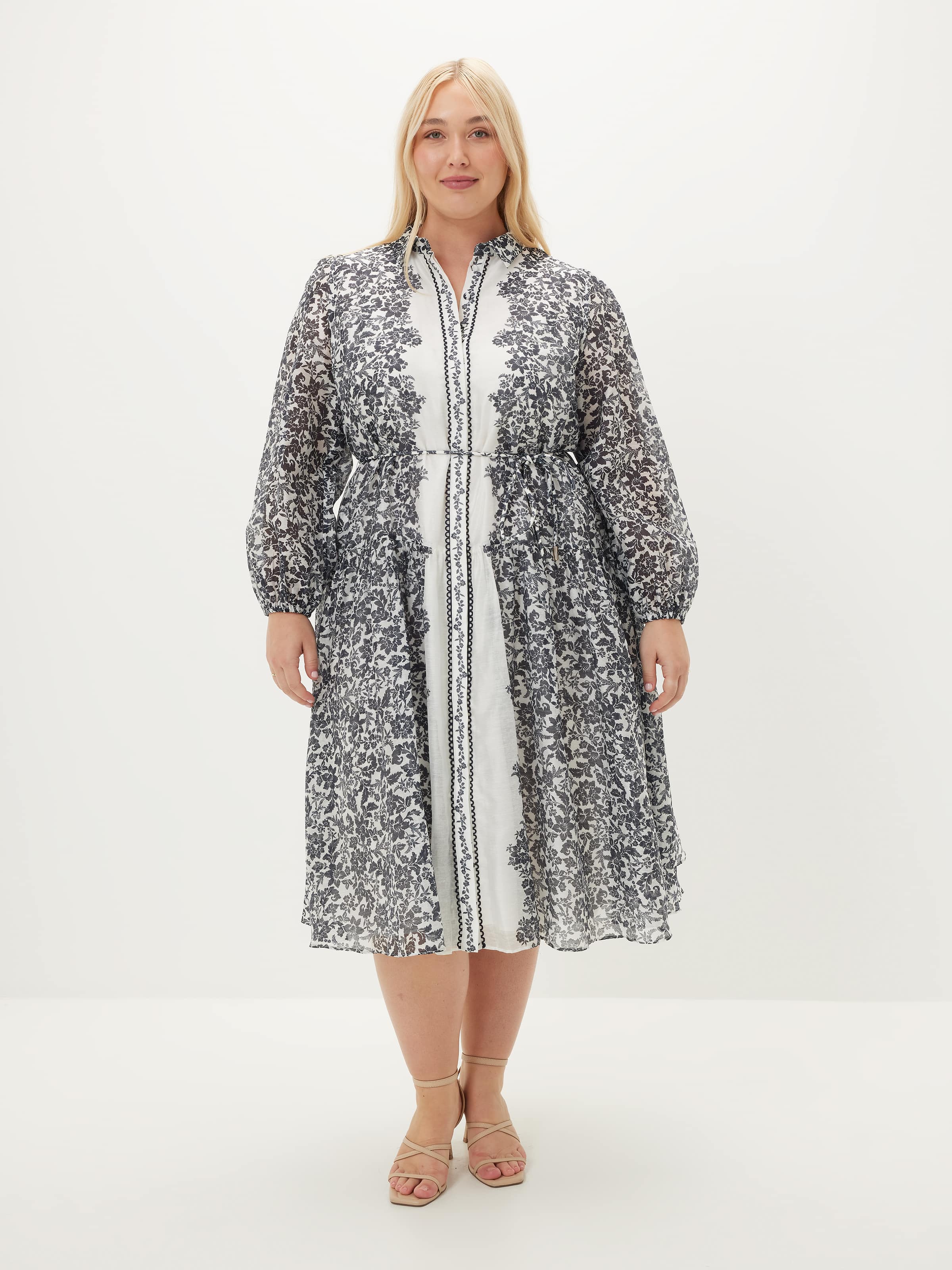 Curve Avanna Maxi Shirt Dress