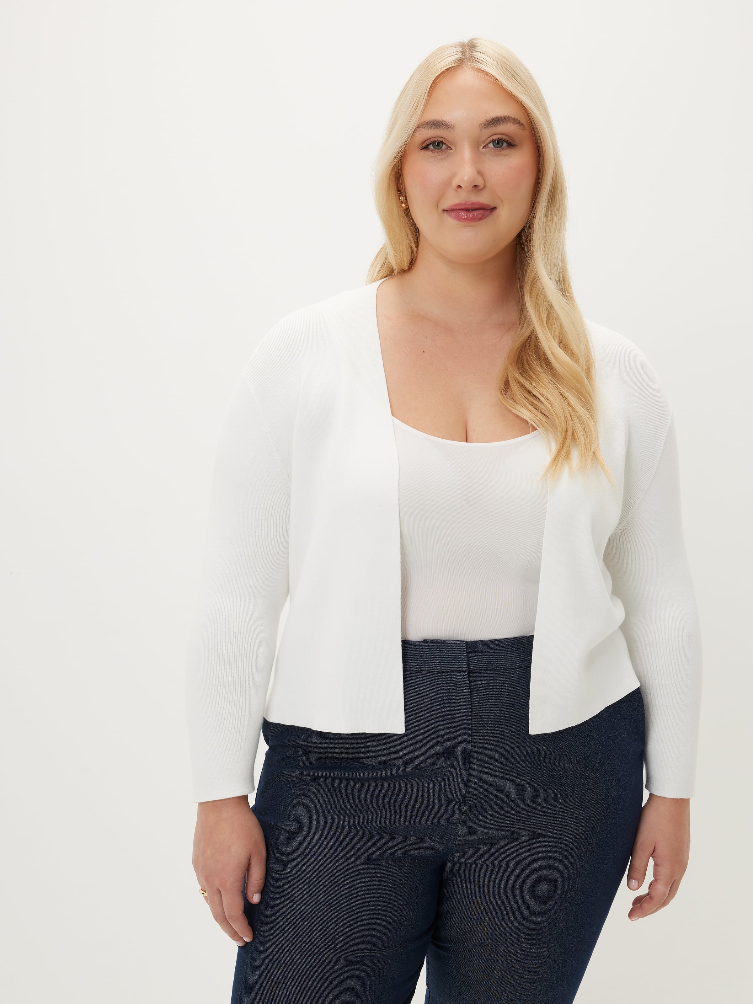 Curve Libby Cropped 3/4 Cardi