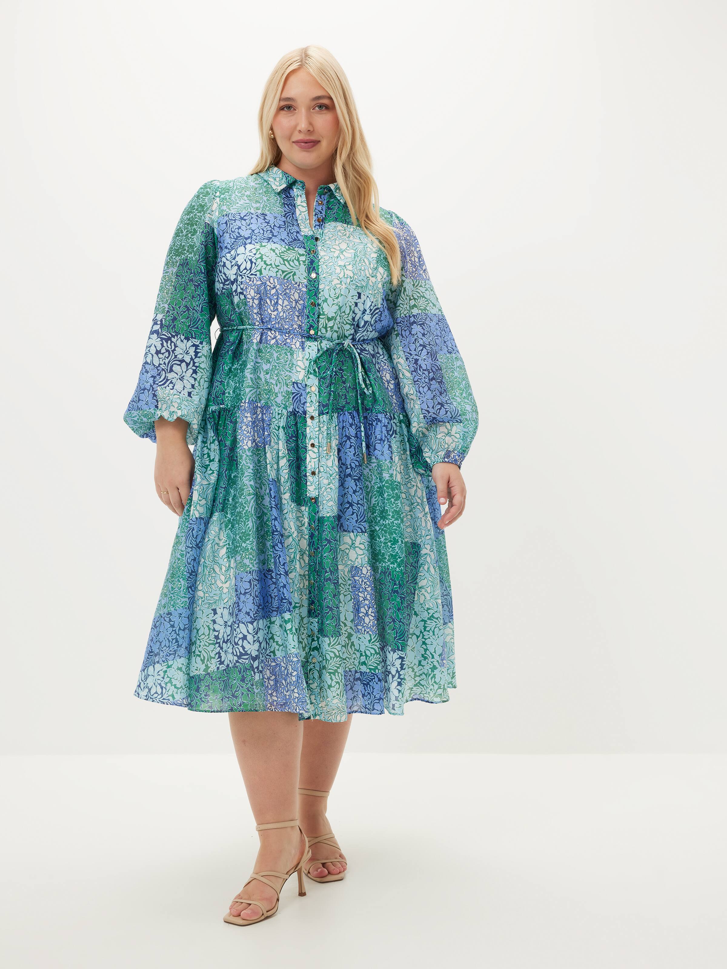 Curve Avanna Maxi Shirt Dress