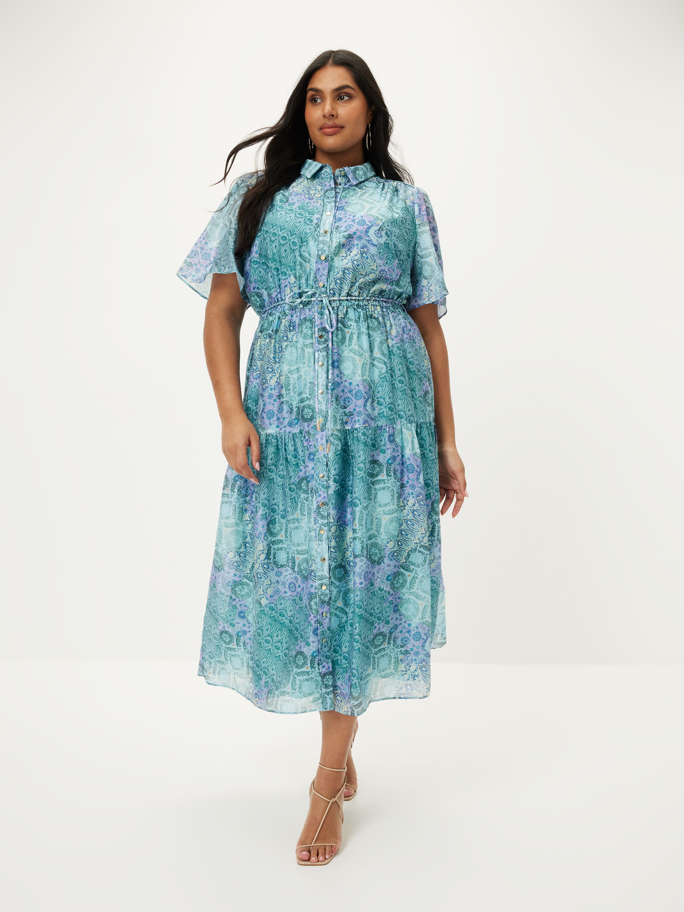 Curve Zosia Midi Shirt Dress