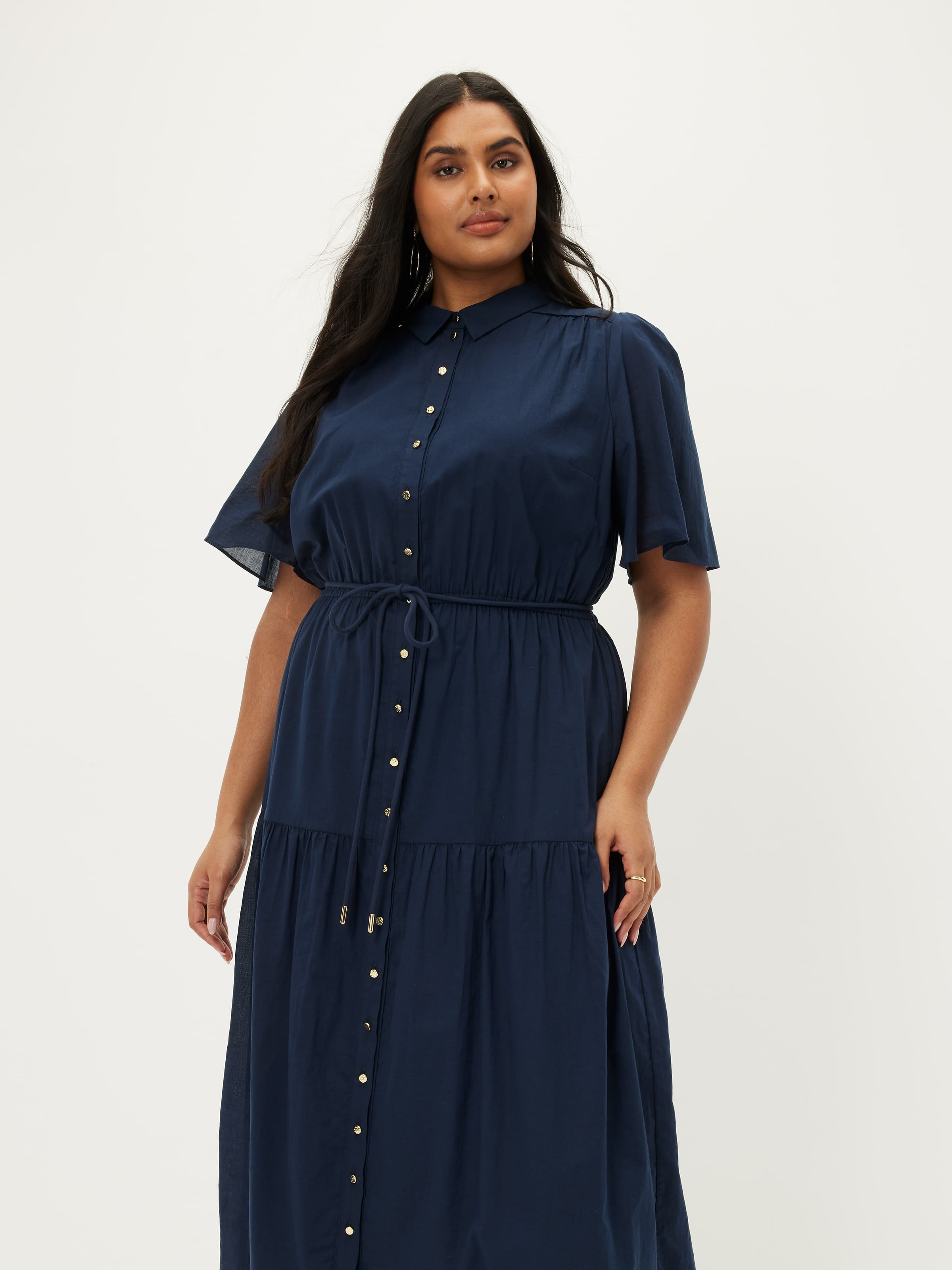 Curve Zosia Midi Shirt Dress