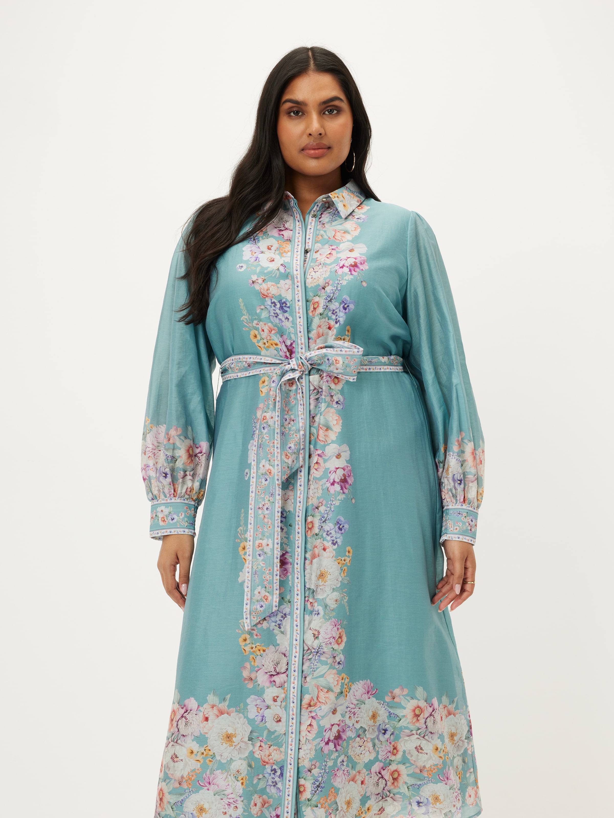 Curve Vanessa Midi Shirt Dress